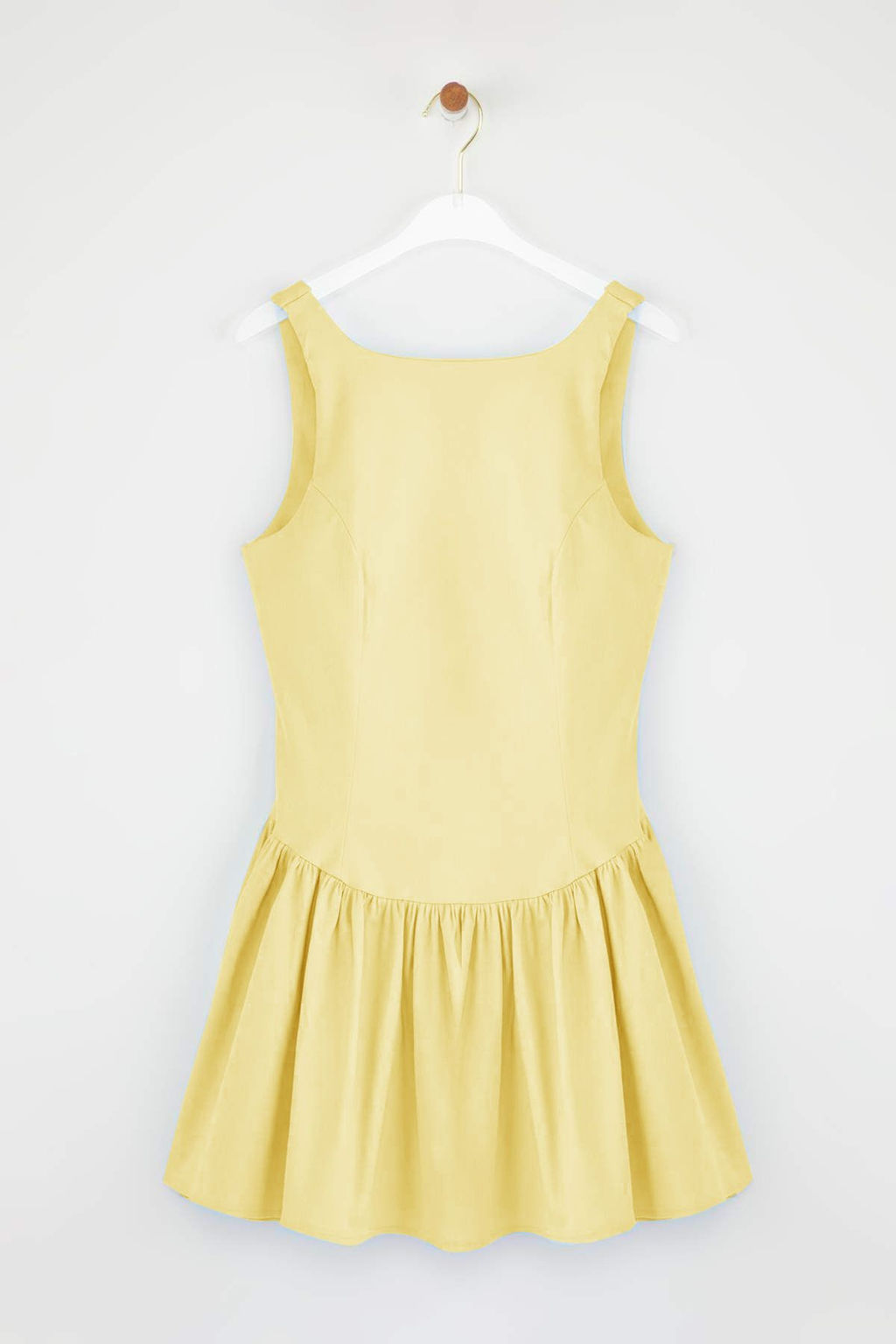 Mavi Belden Ac?lan Dokuma K?sa/Mini Elbise TWOSS25EL00865 - Trendyolmilla фото 21