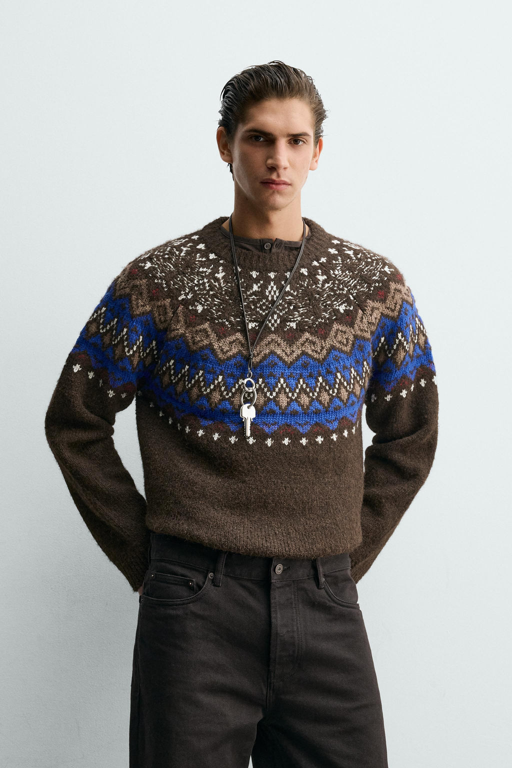 FAIRISLE JACQUARD JUMPER - Zara фото 2