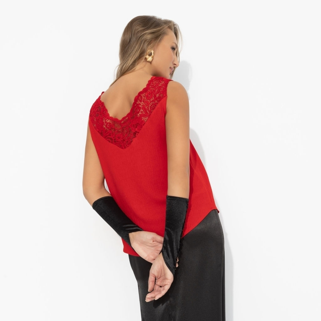 Топ в бельевом стиле, Момент откровения (цвет страсти, нью) - Charutti фото 5