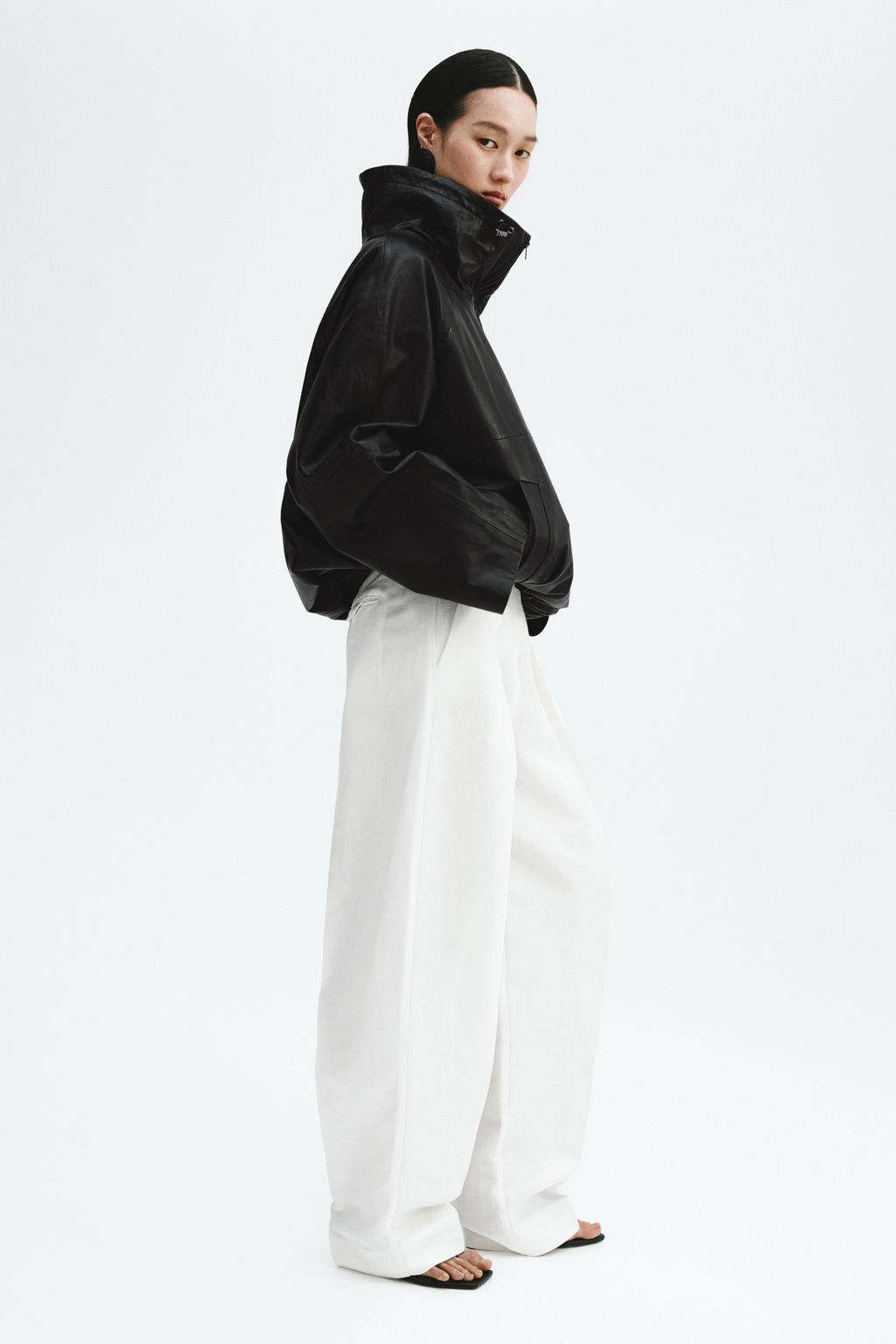 Anorak oversize de piel - H&m фото 7
