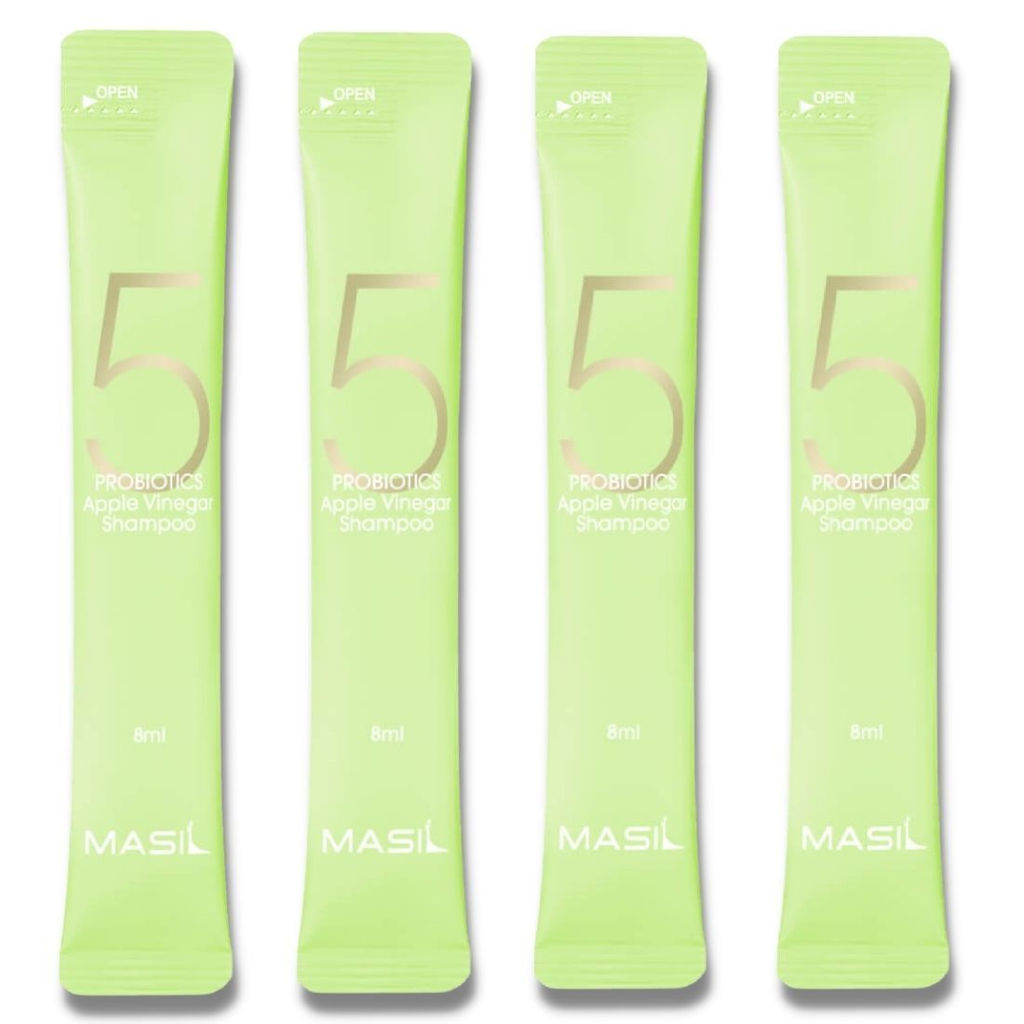 Masil Шампунь для волос от перхоти с яблочным уксусом / 5 Probiotics Apple Vinegar Shampoo, 20 шт. х 8 мл