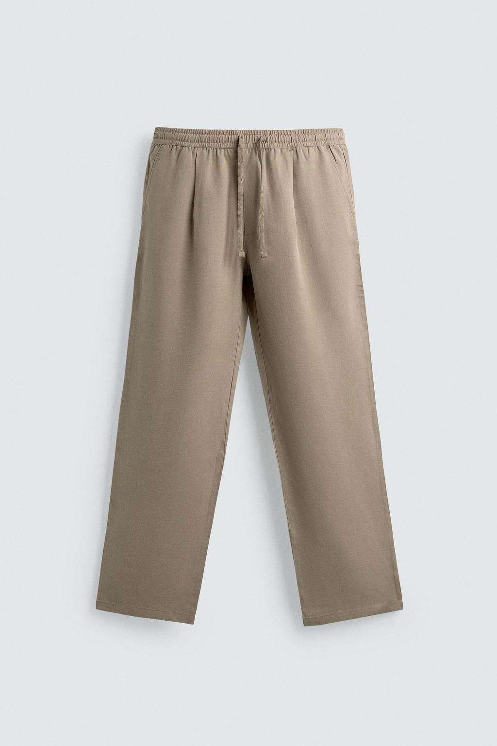 PANTAL?N FLUIDO RELAXED FIT / Tostado