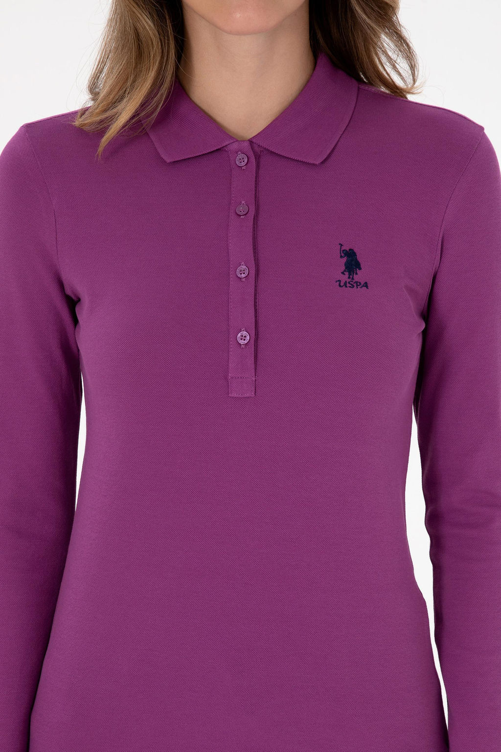 Kad_n Menek_e Basic Polo Yaka Sweatsh_rt Sepette S_rpriz _ndirim - U.s. polo assn фото 6