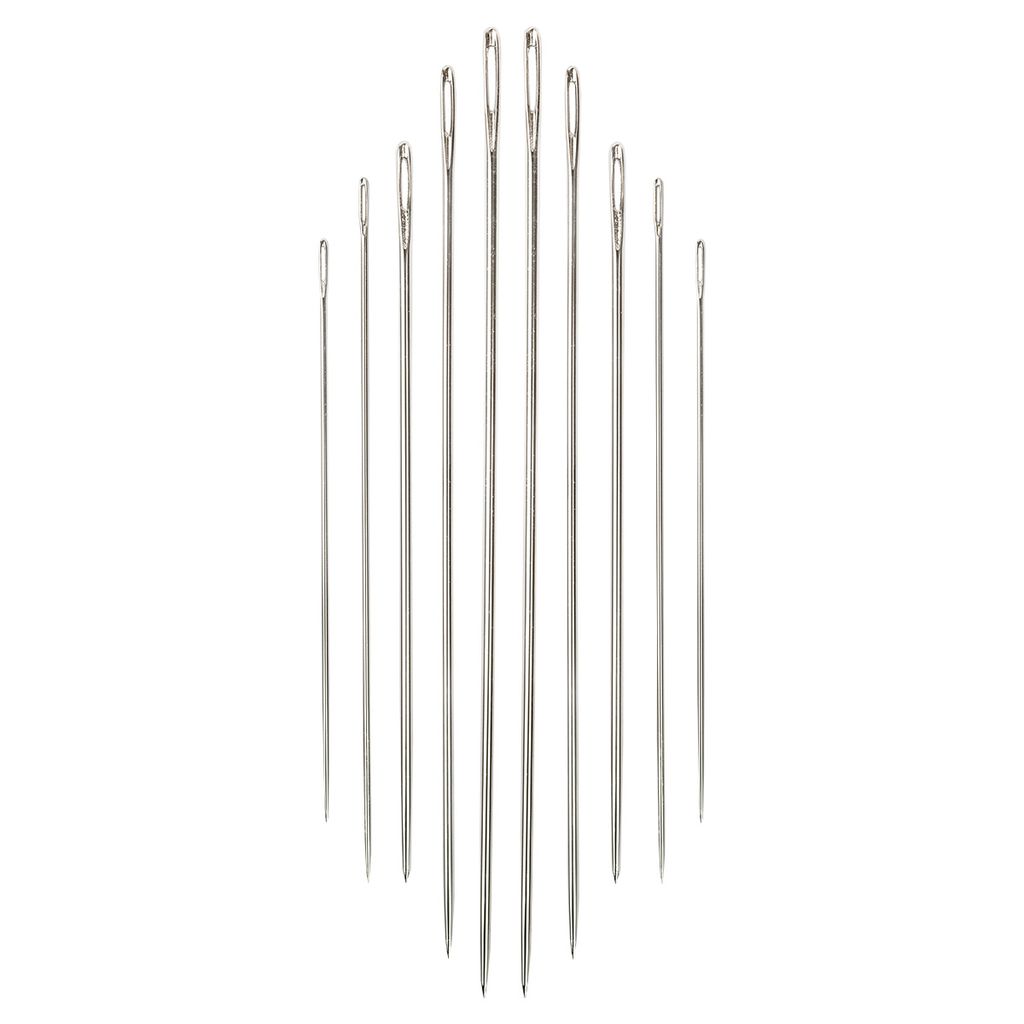 Иглы для шитья ручные ИЗ ИЗ-200930 набор для намётки 10 шт. в конверте