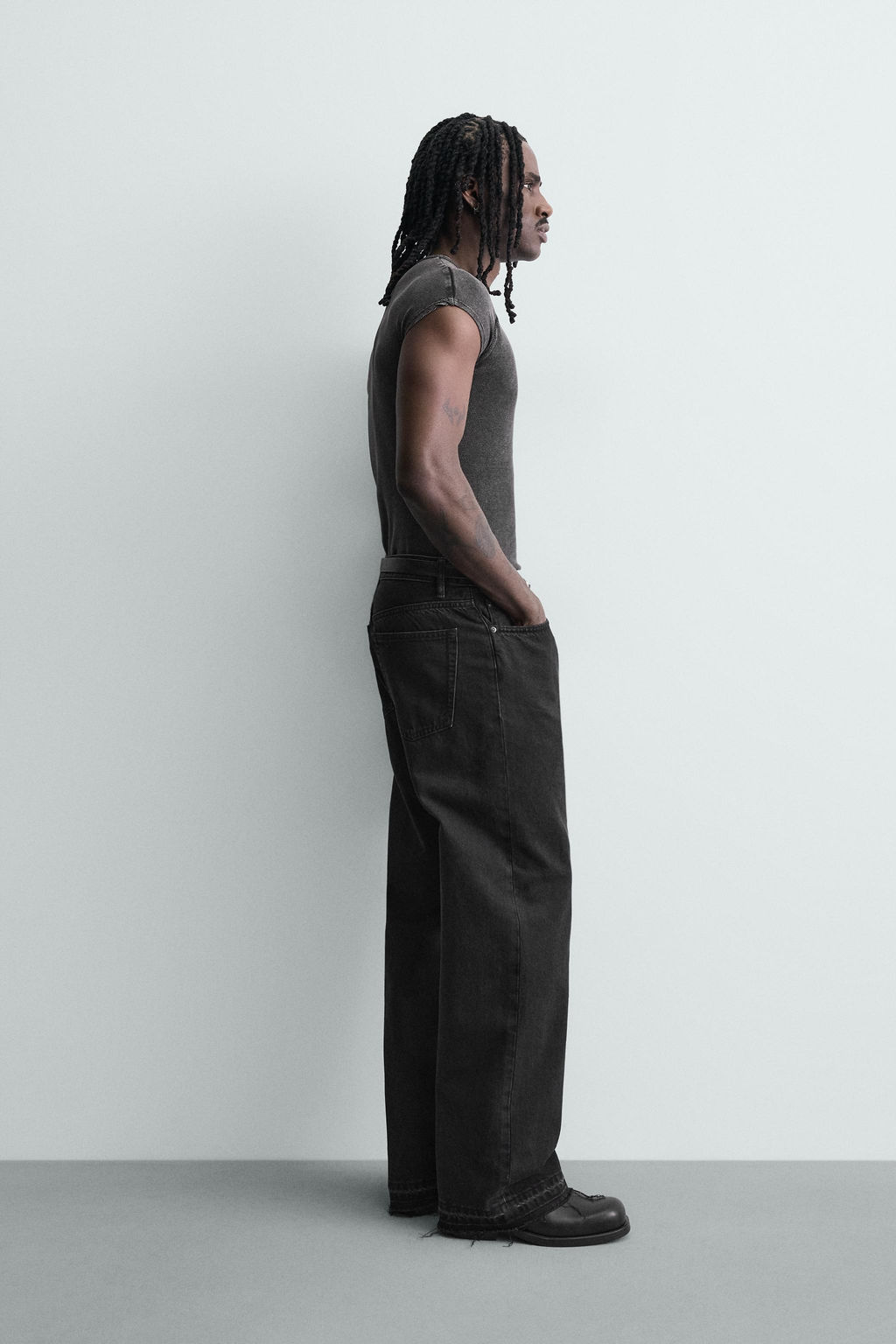 JEANS LOOSE FIT / Carb?n - Zara фото 4
