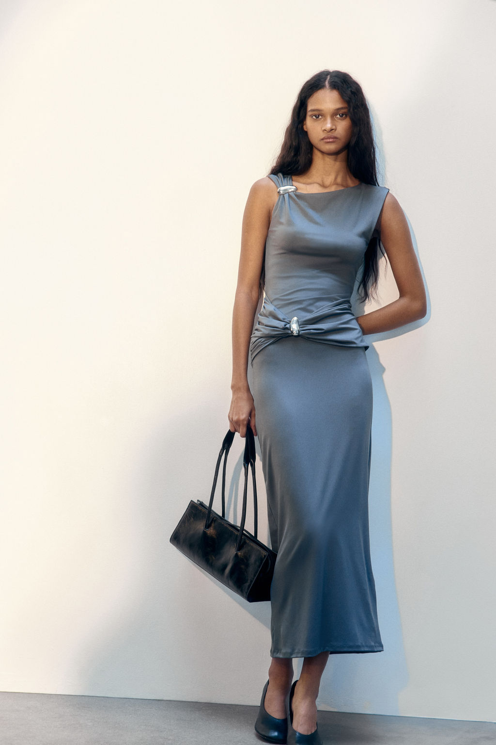 Vestido drapeado - H&m фото 3