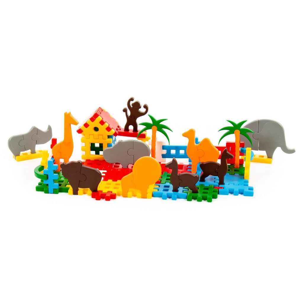 Конструктор Зоопарк (117 элементов) (в мешке) - Полесье фото 2