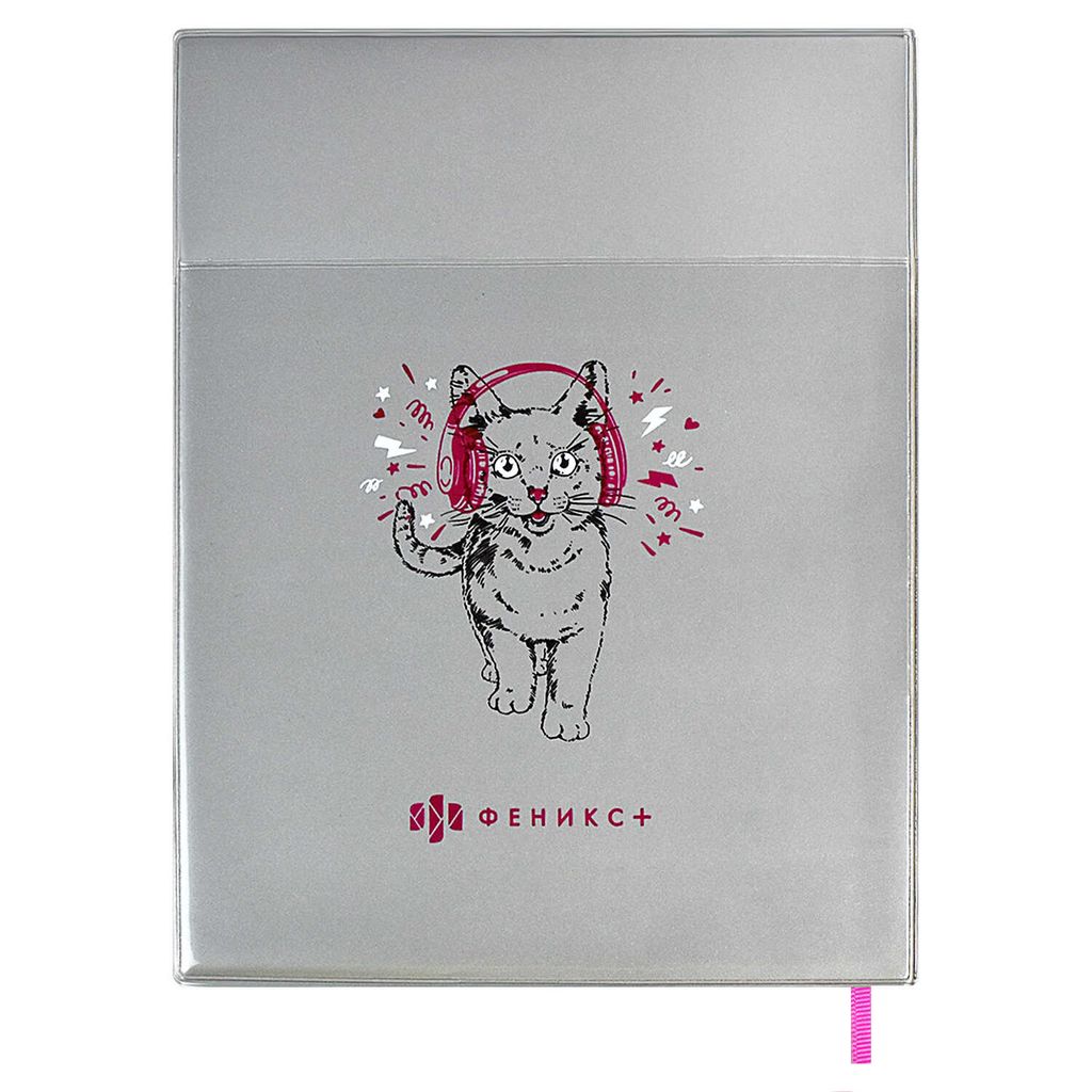Дневник школьный арт. 58935 / 15 КОТ В НАУШНИКАХ - Феникс+ фото 3