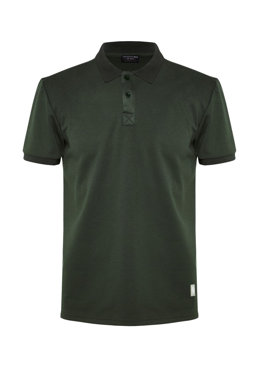 TRENDYOL MAN Premium Haki Regular/Normal Kesim Aplikeli Pike Polo Yaka T-shirt TMNSS23PO00016 - Trendyolmilla фото 8