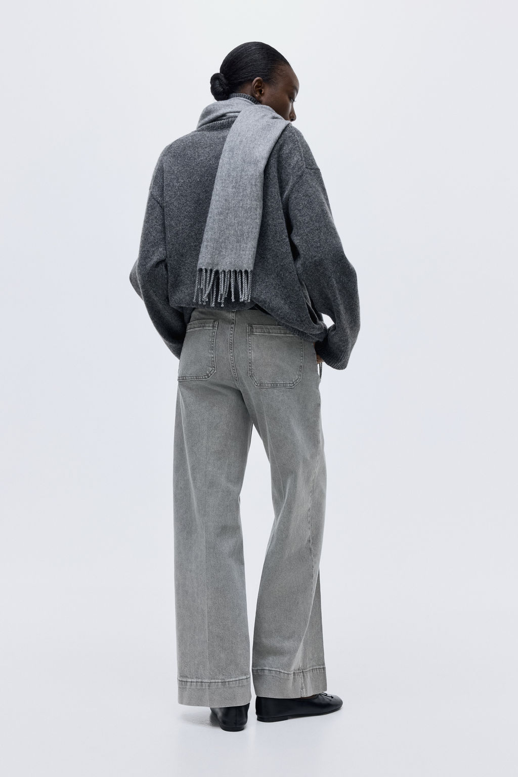 Wide High Jeans - H&m фото 13