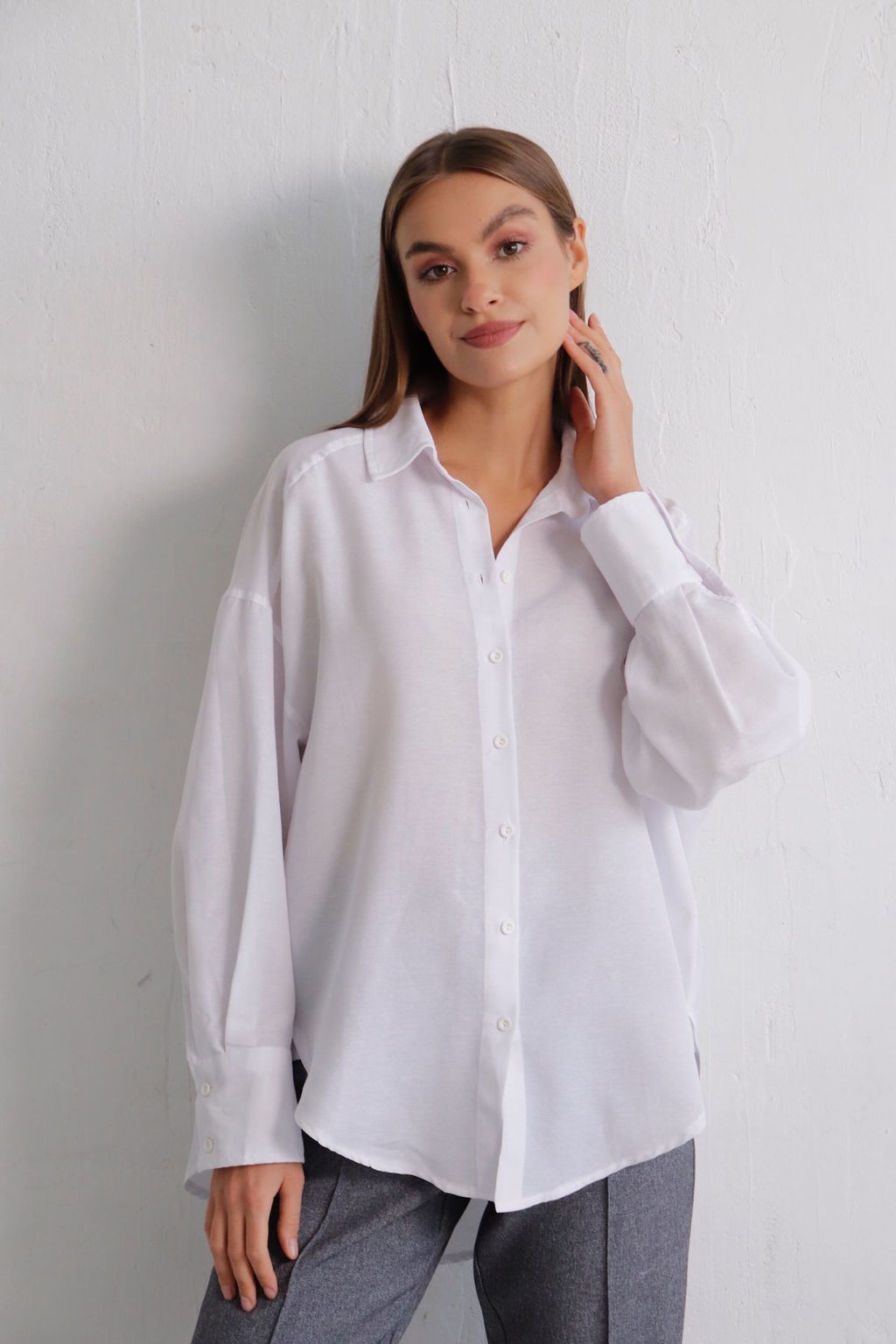 11630 Рубашка белая - Martichelli фото 48