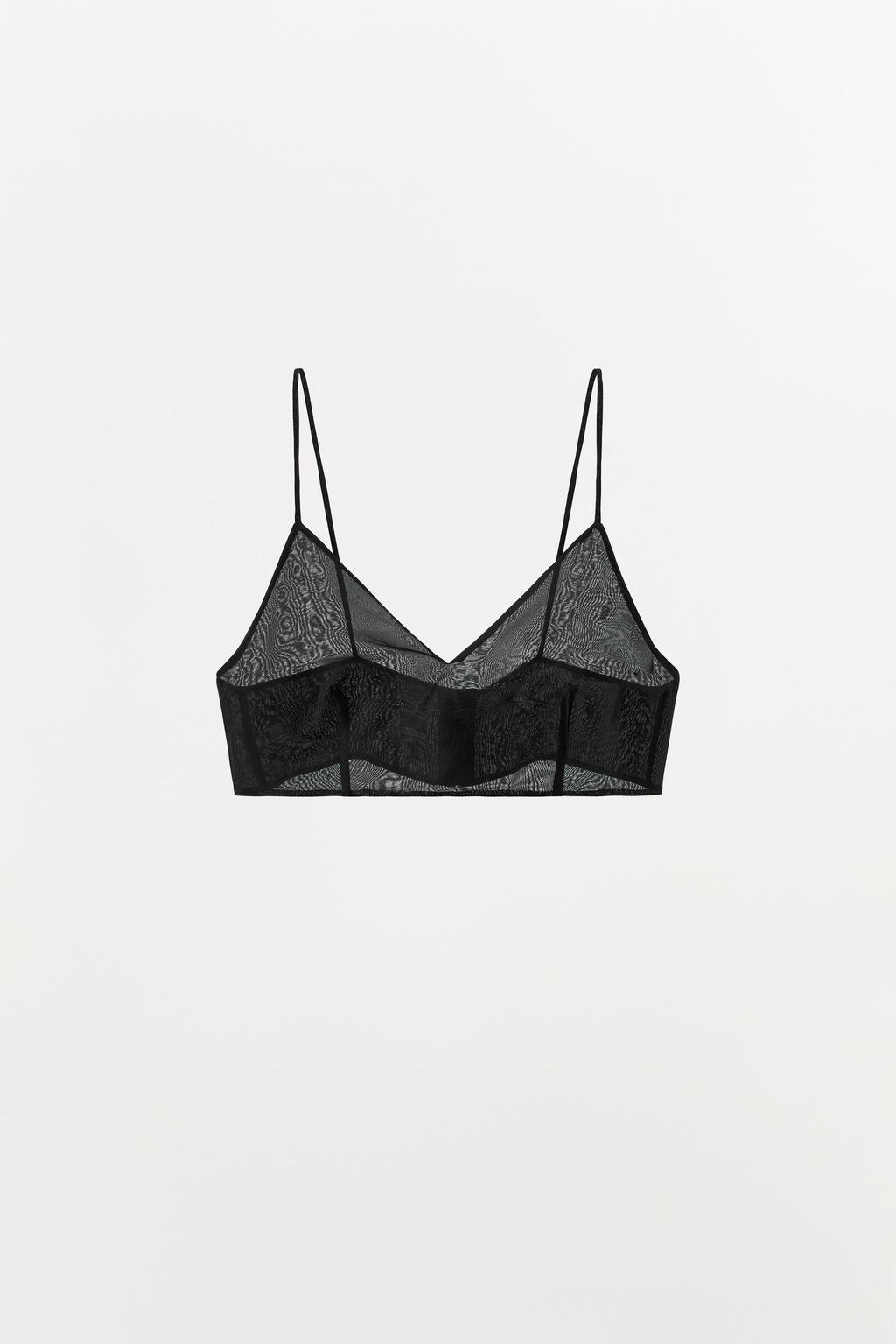 100% SILK CROP TOP - Zara фото 2