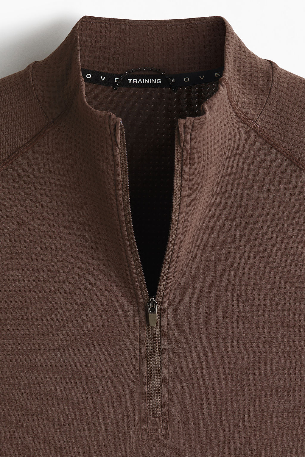 Muscle Fit Zip top sports top with DryMove - H&m фото 6