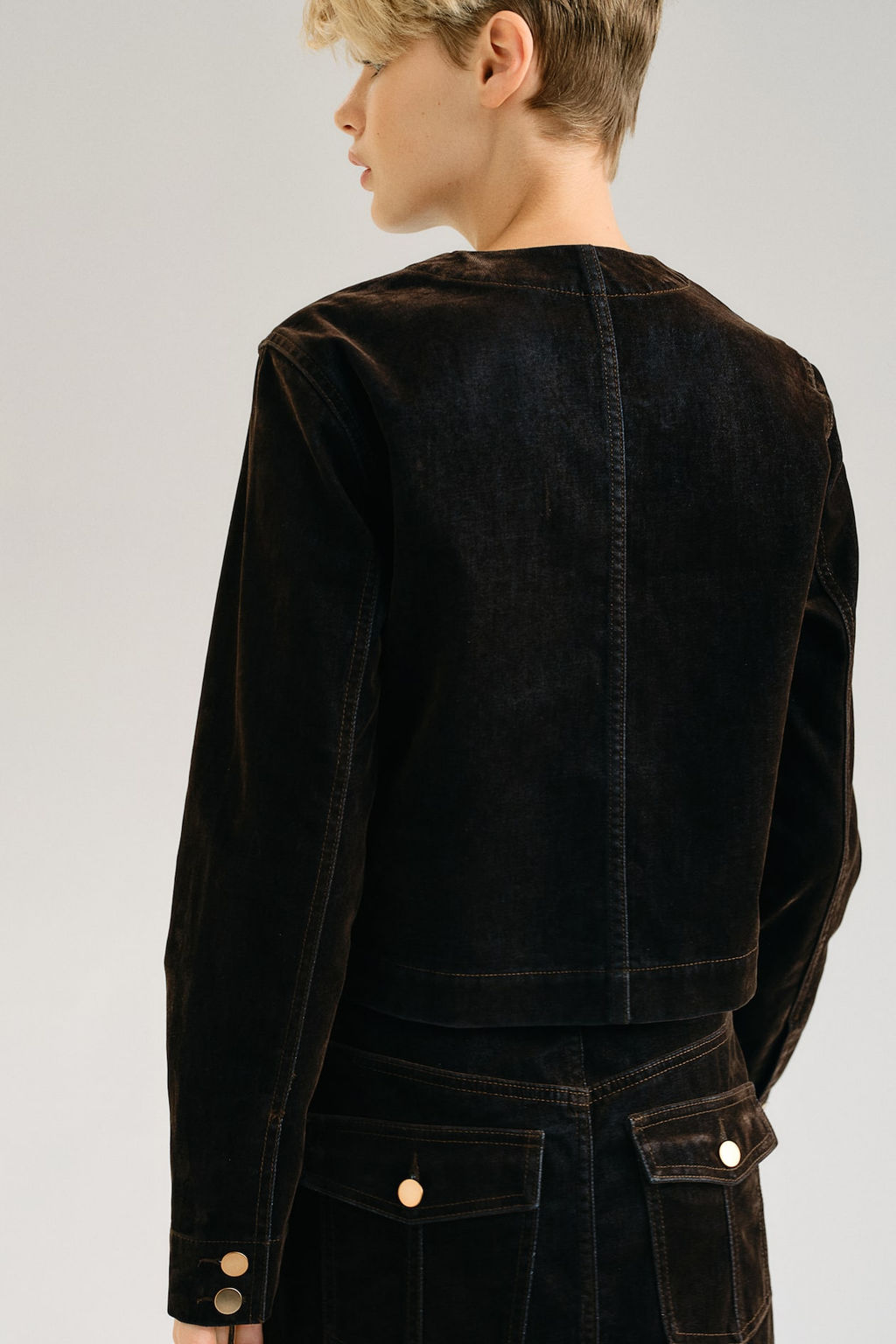 Cazadora denim afelpada - H&m фото 4