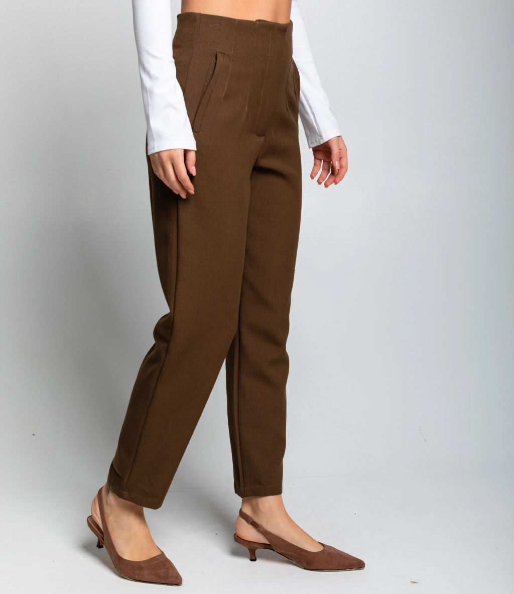 Брюки #ОКТ165002, тёмный хаки