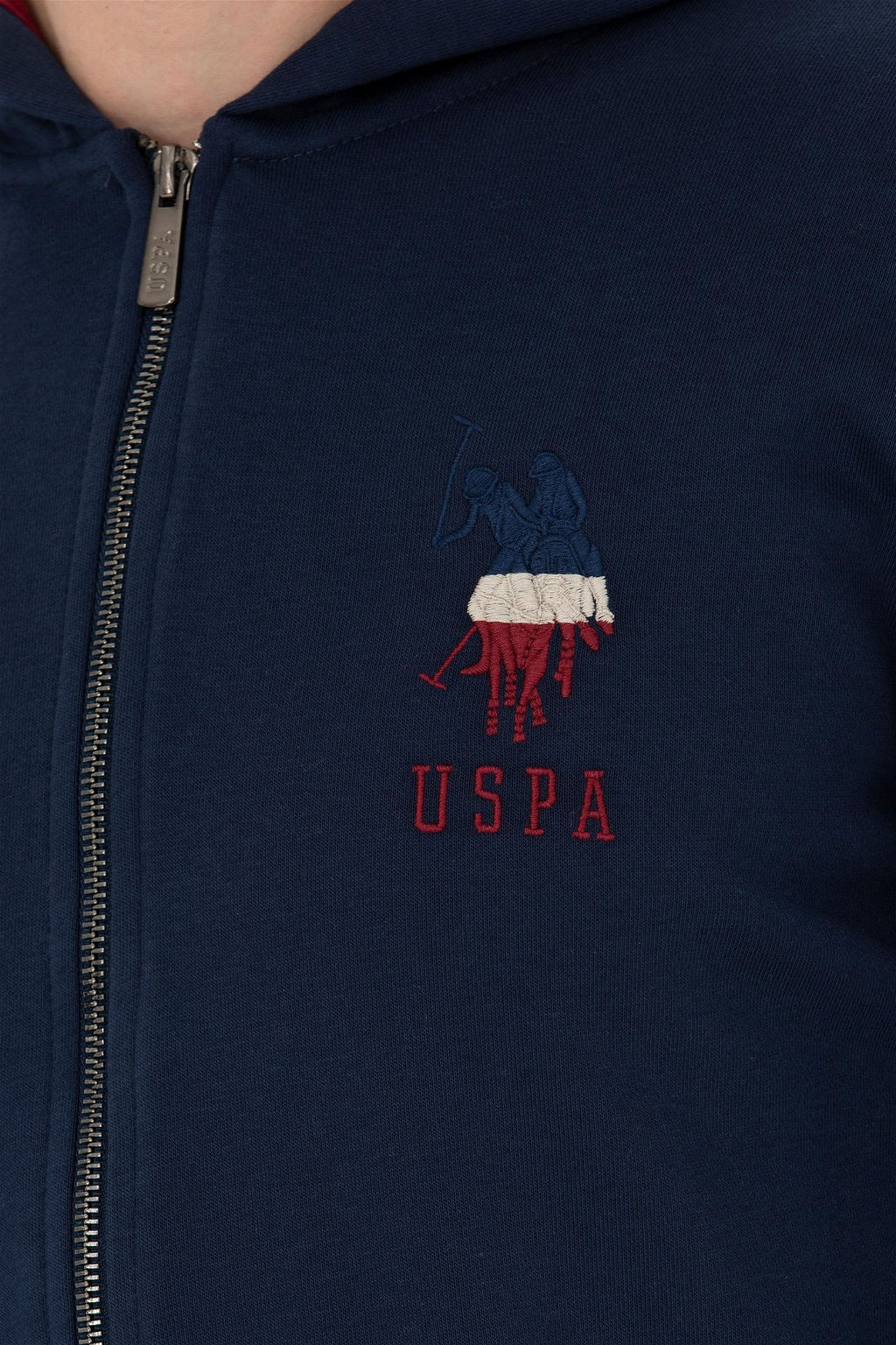 Мужской темно-синий вязаный кардиган - U.s. polo assn фото 7