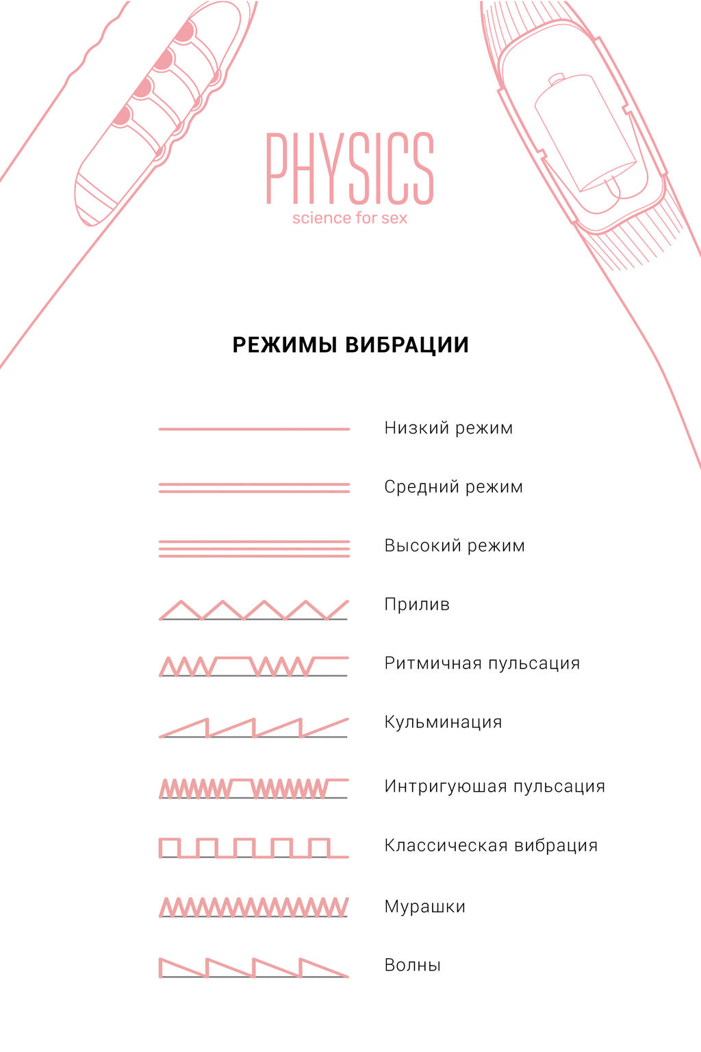 Вибратор с функцией нагрева и пульсирующими шариками PHYSICS FAHRENHEIT, силикон, розовый, 19 см - Toyfa фото 17