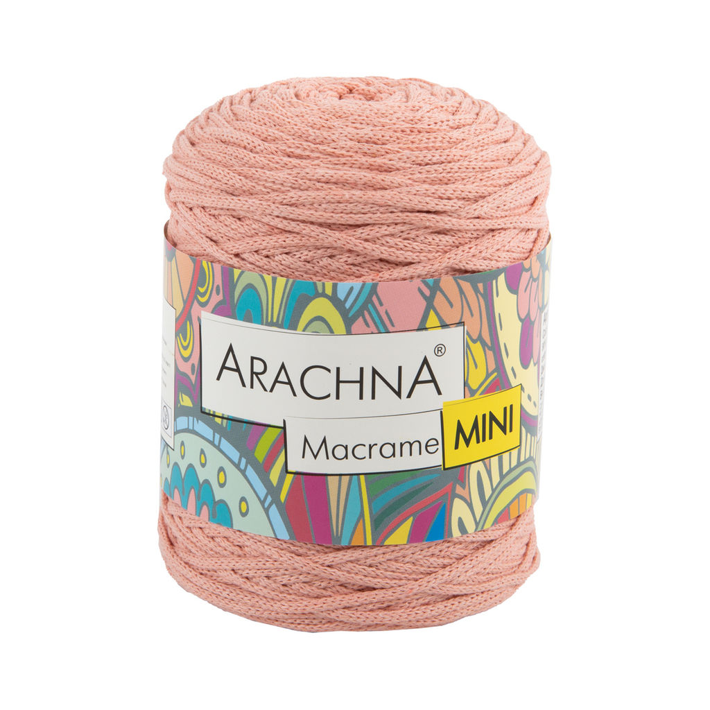 Пряжа ARACHNA Macrame Mini 80% хлопок, 20% полиэстер 4 шт. х 250 г  10 г 200 м  20 м