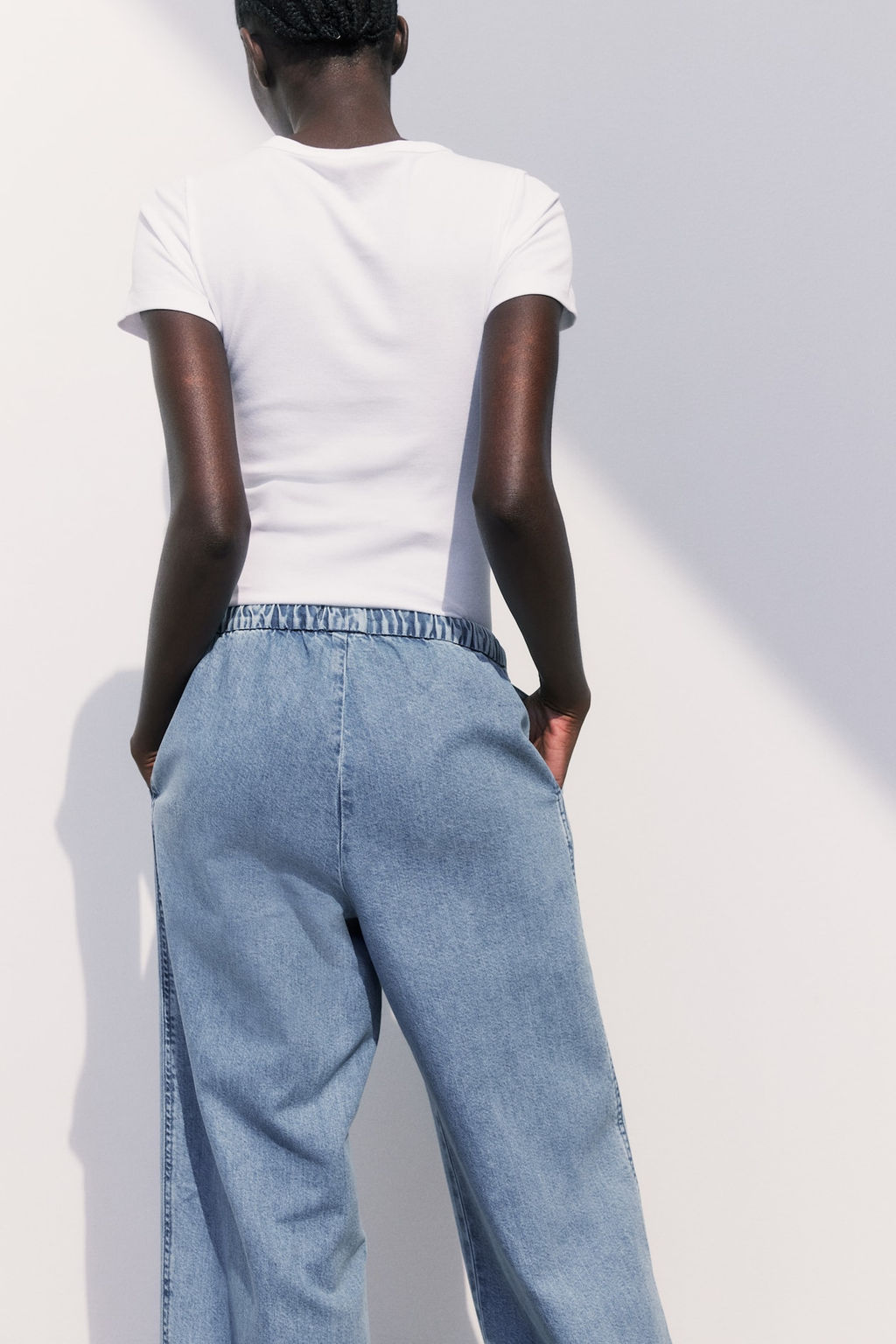 MAMA Pantalon denim sin cierre - H&m фото 4