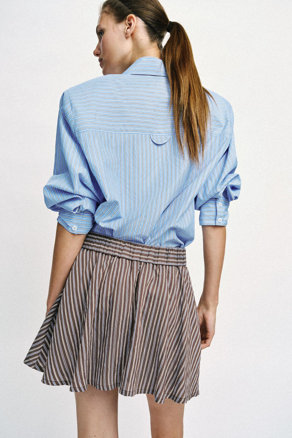 BERMUDA RAYAS LAZADA / Marr?n - Zara фото 5