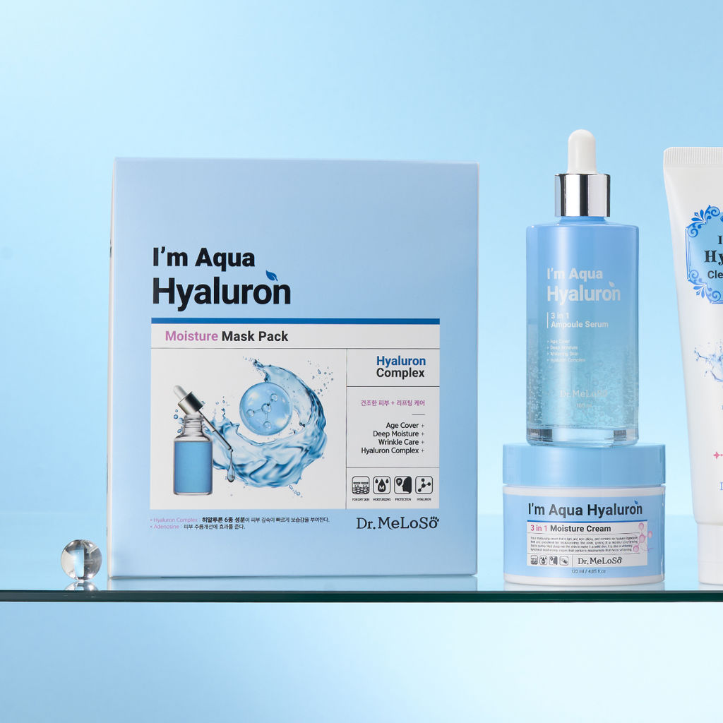 Dr.MeLoSo Тканевая маска для лица увлажняющая / Im Aqua Hyaluron Moisture Mask, 25 мл