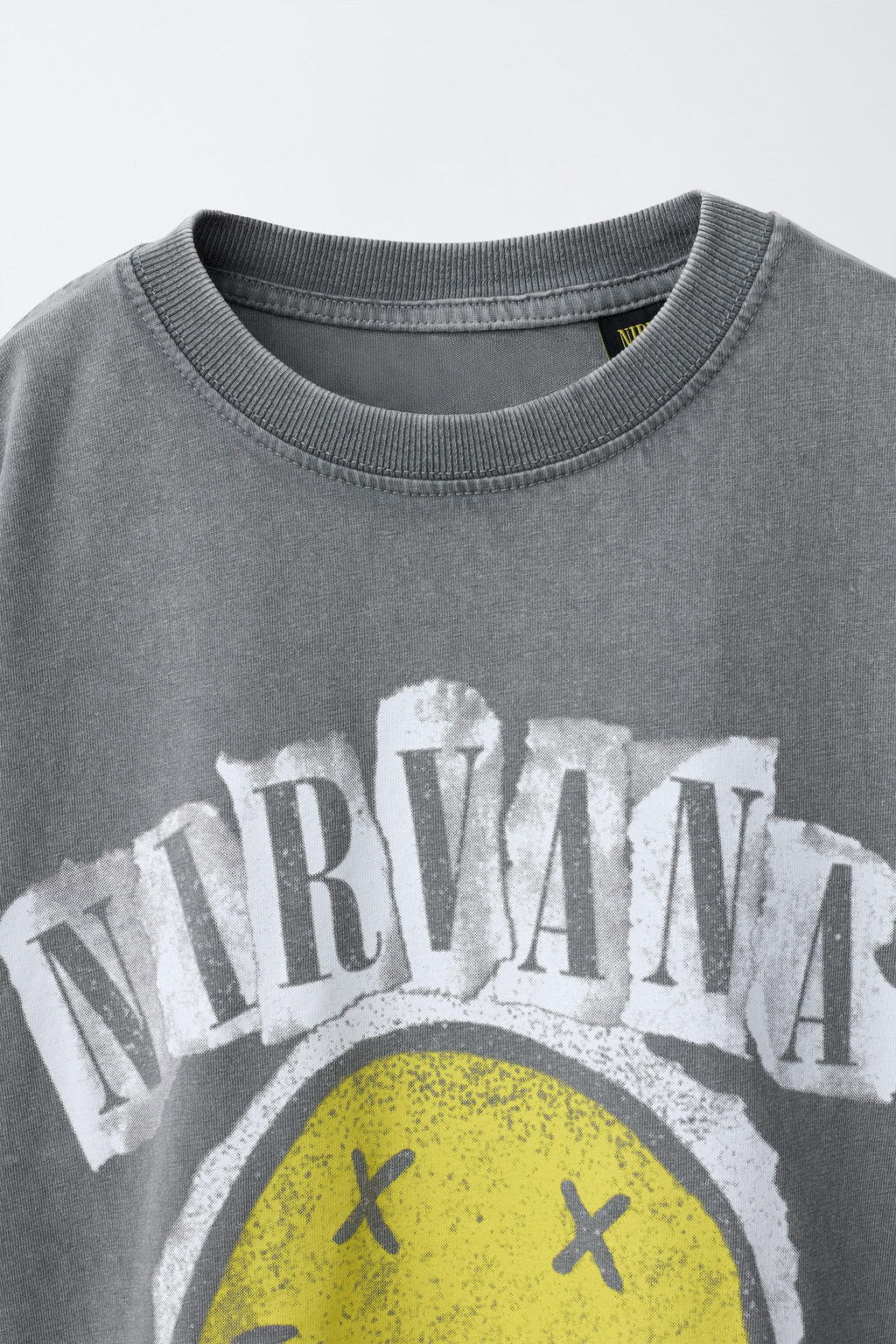 NIRVANA® RHINESTONE T-SHIRT - Zara фото 11