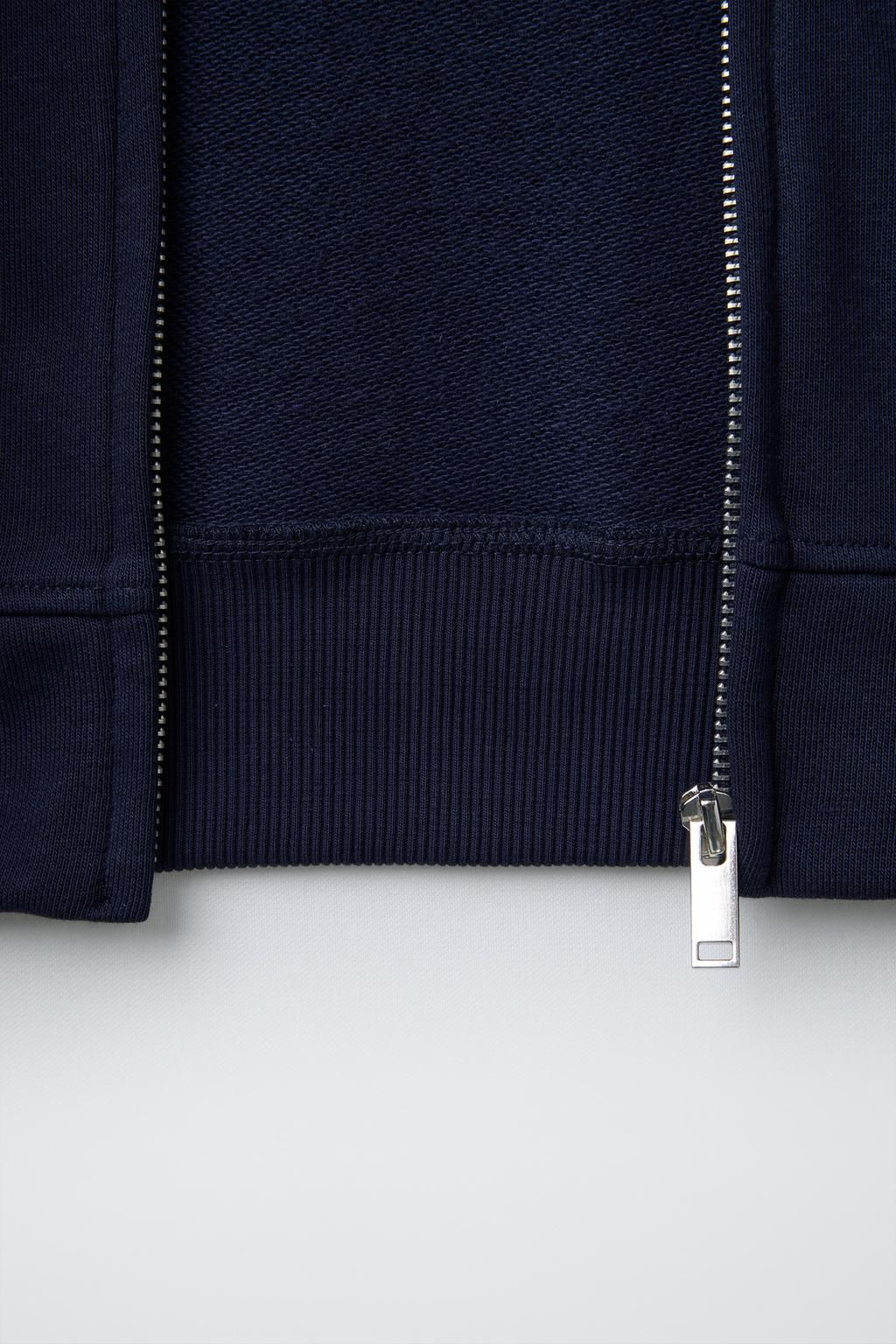 ZIP-UP SWEATSHIRT AND LABELLED BERMUDA SHORTS SET - Zara фото 7