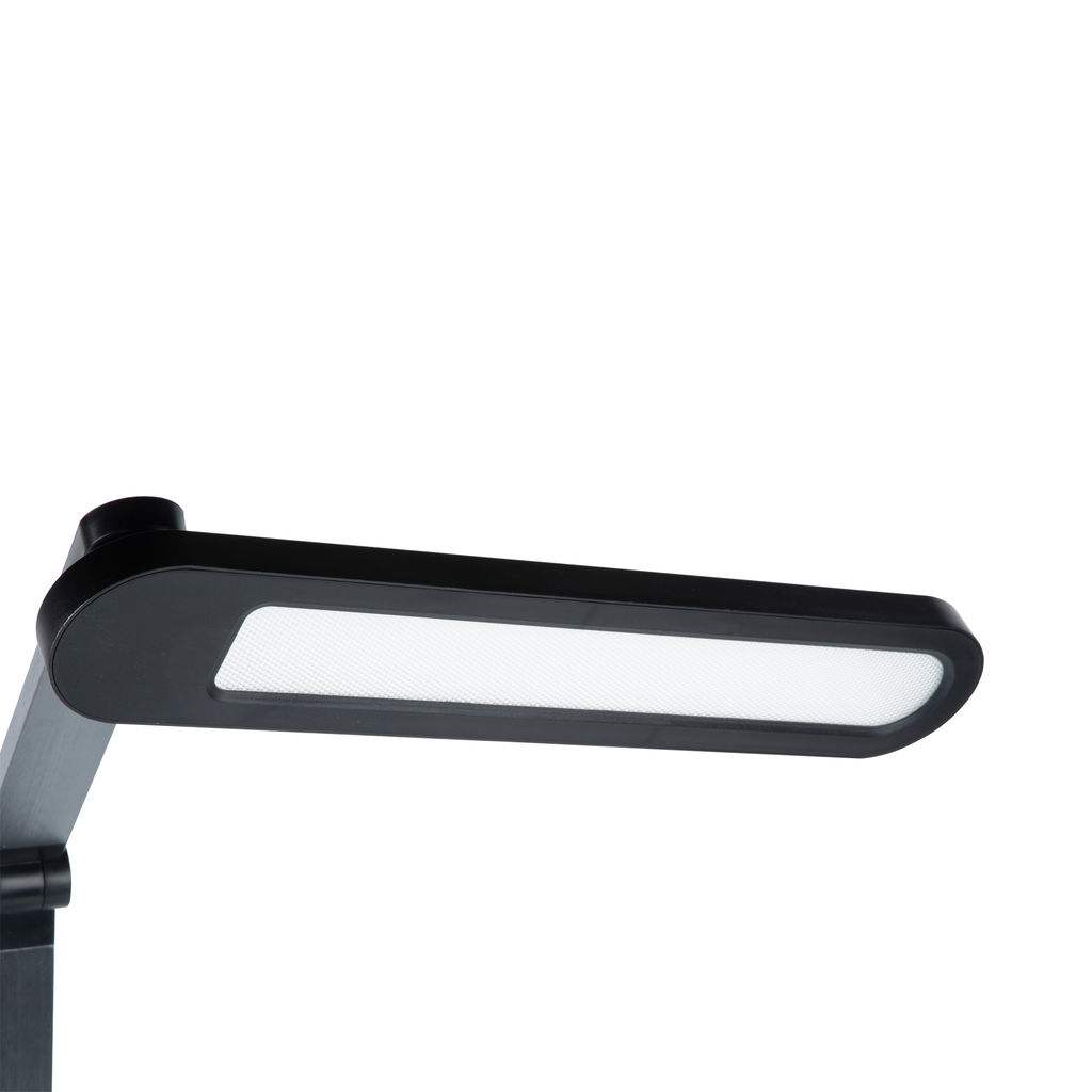 ULM-D113 18W/3000-6000K/DIM BLACK Светильник настольный светодиодный с беспроводной зарядкой телефонов. Сенсорный выключатель. Диммер. Черный. TM Uniel