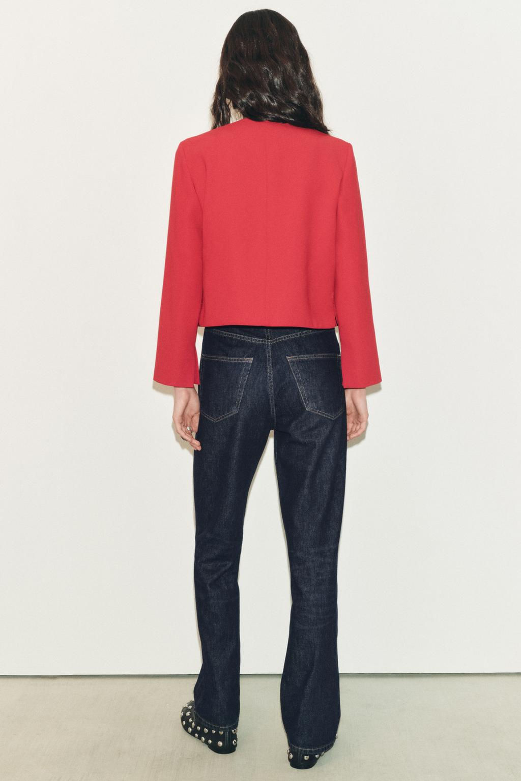 ZW COLLECTION BUTTONED JACKET - Zara фото 13