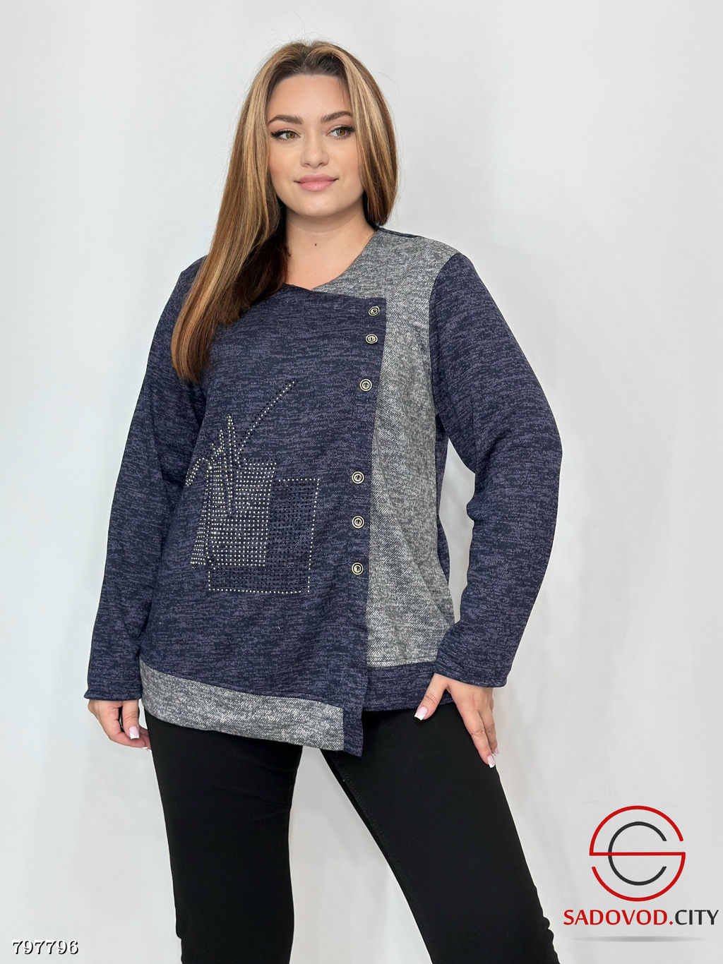 кофта женская трикотажная - Bruno фото 2