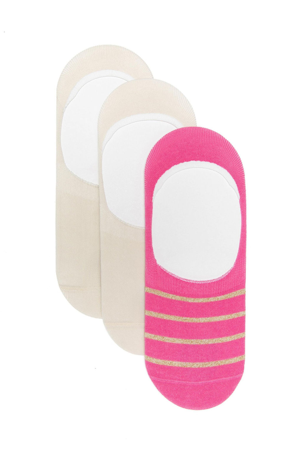 Женские носки-балерины из трех предметов Неожиданная скидка в корзине