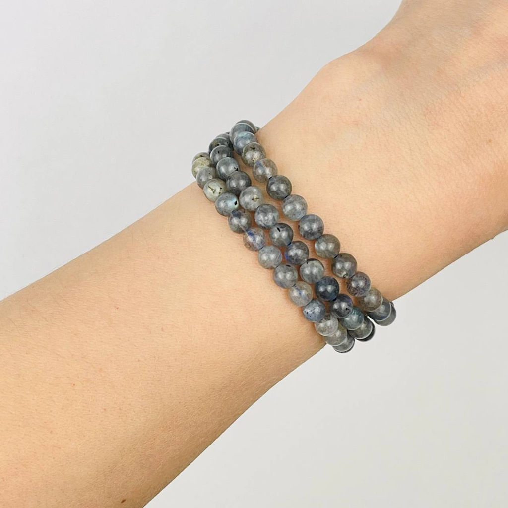 Бусины для украшений из Лабрадора (75 бусин) 39 см