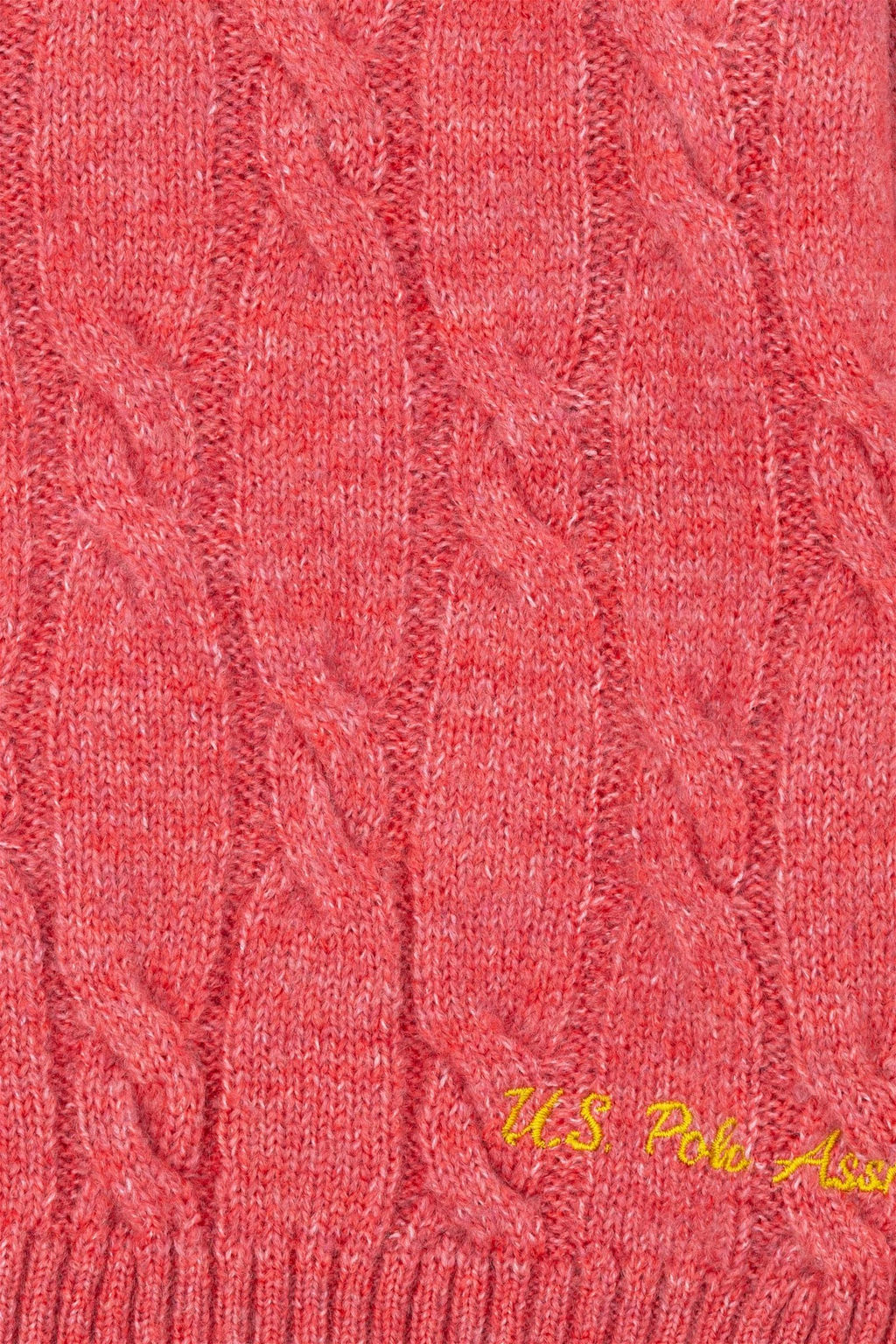 Розовый свитер для девочки - U.s. polo assn фото 3