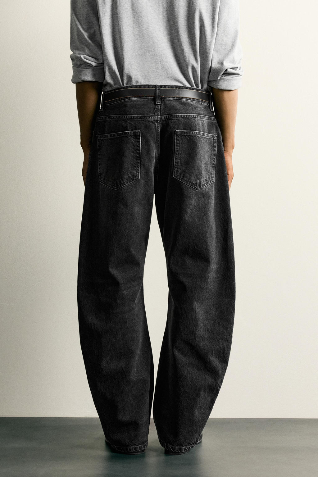 JEANS STRAIGHT BARREL FIT / Carb?n - Zara фото 3