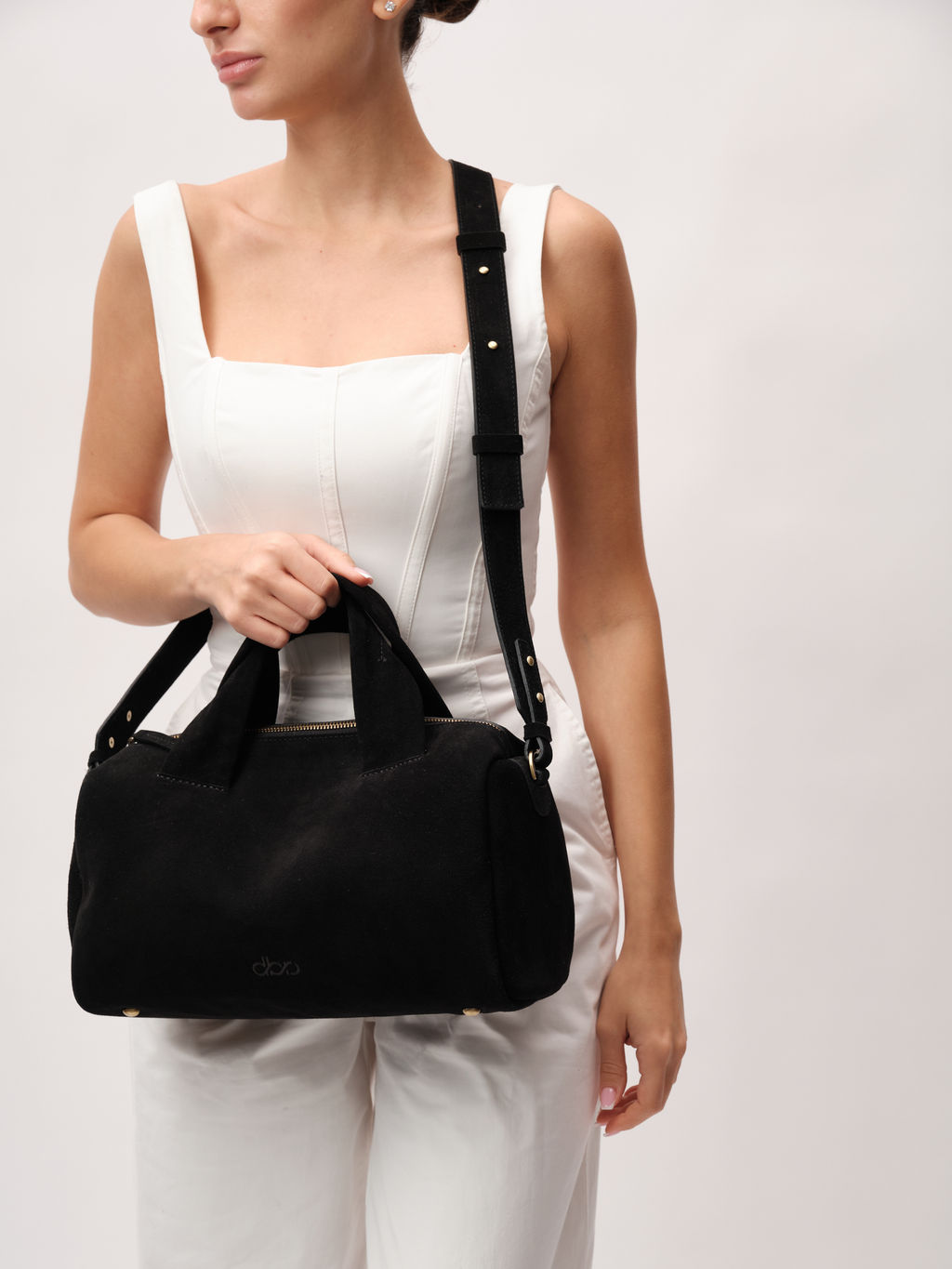 Замшевая сумка Bowling DBR 31378 черный  фото 9