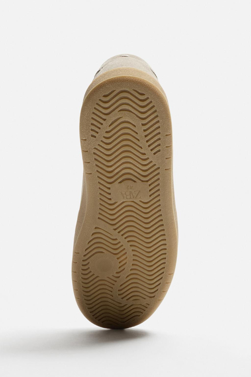 CASUAL LEATHER SNEAKERS - Zara фото 8