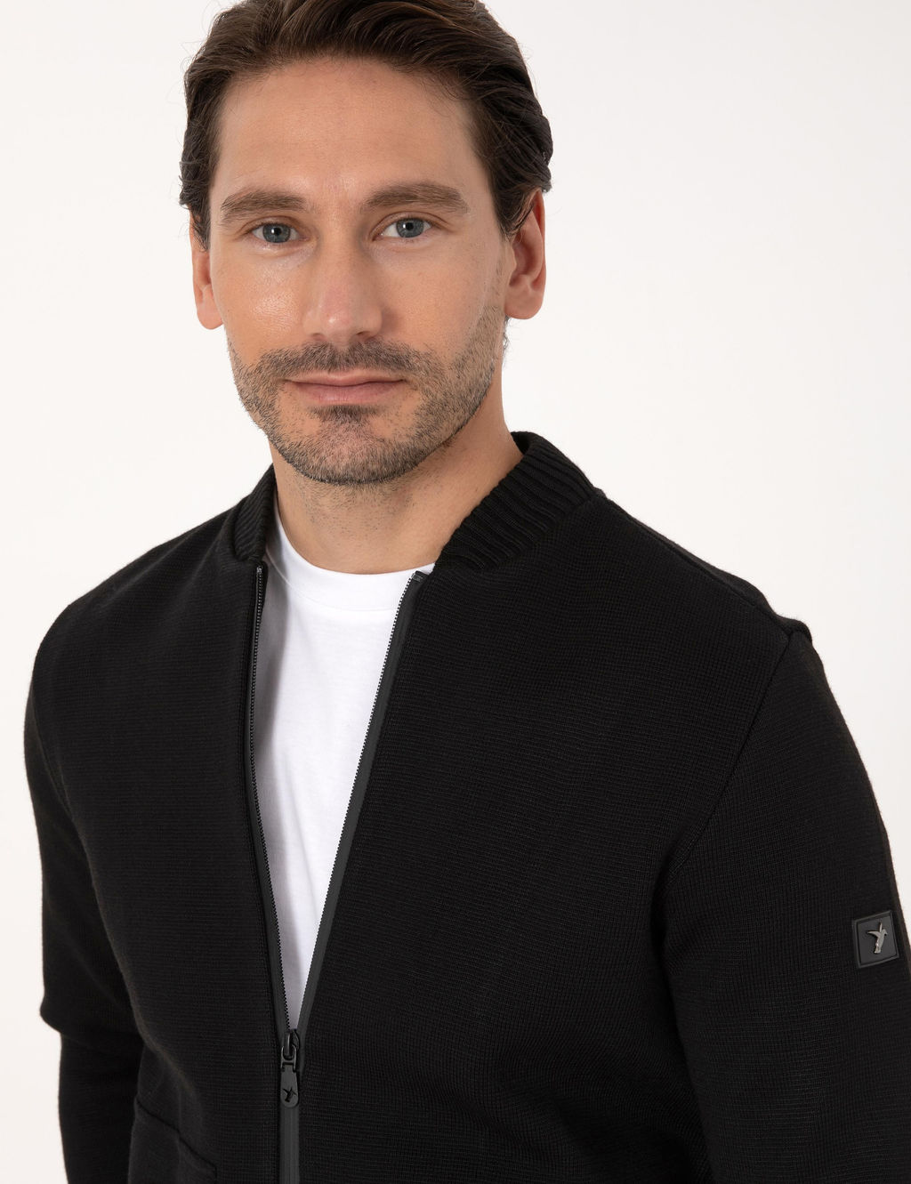 Siyah Regular Fit Triko H_rka - Cacharel фото 2