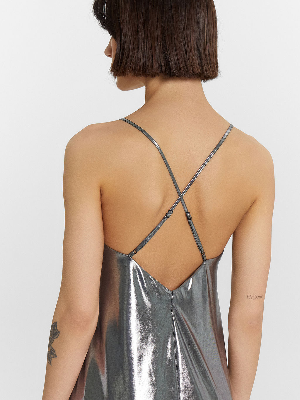 Сарафан женский серебристый - Mark formelle фото 4