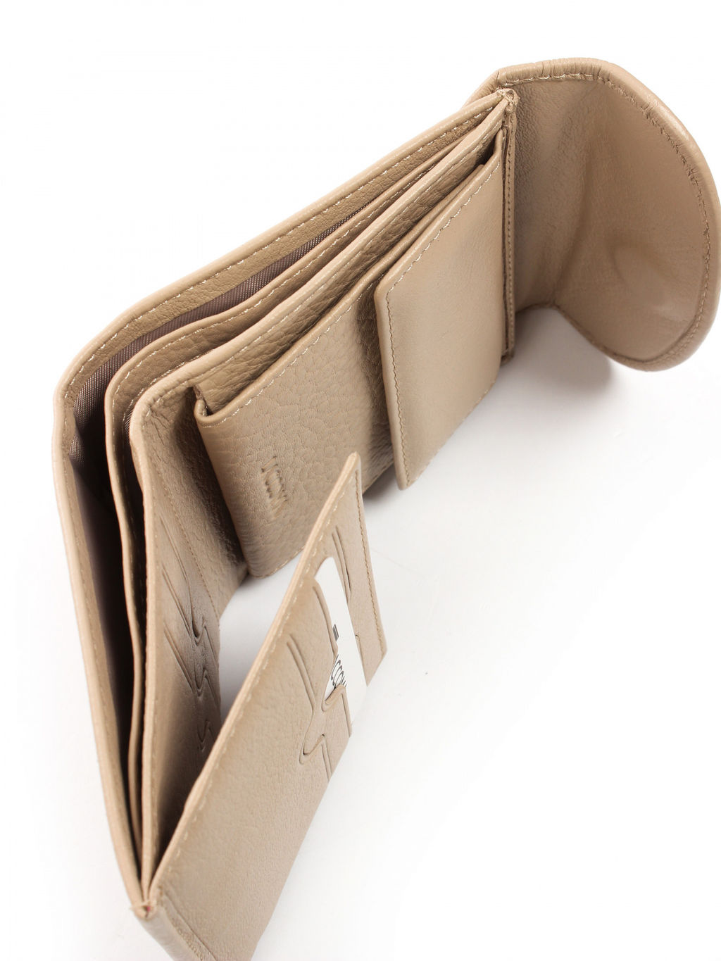 LACCOMA кошелек LA-2075-бежевый натуральная кожа  фото 5
