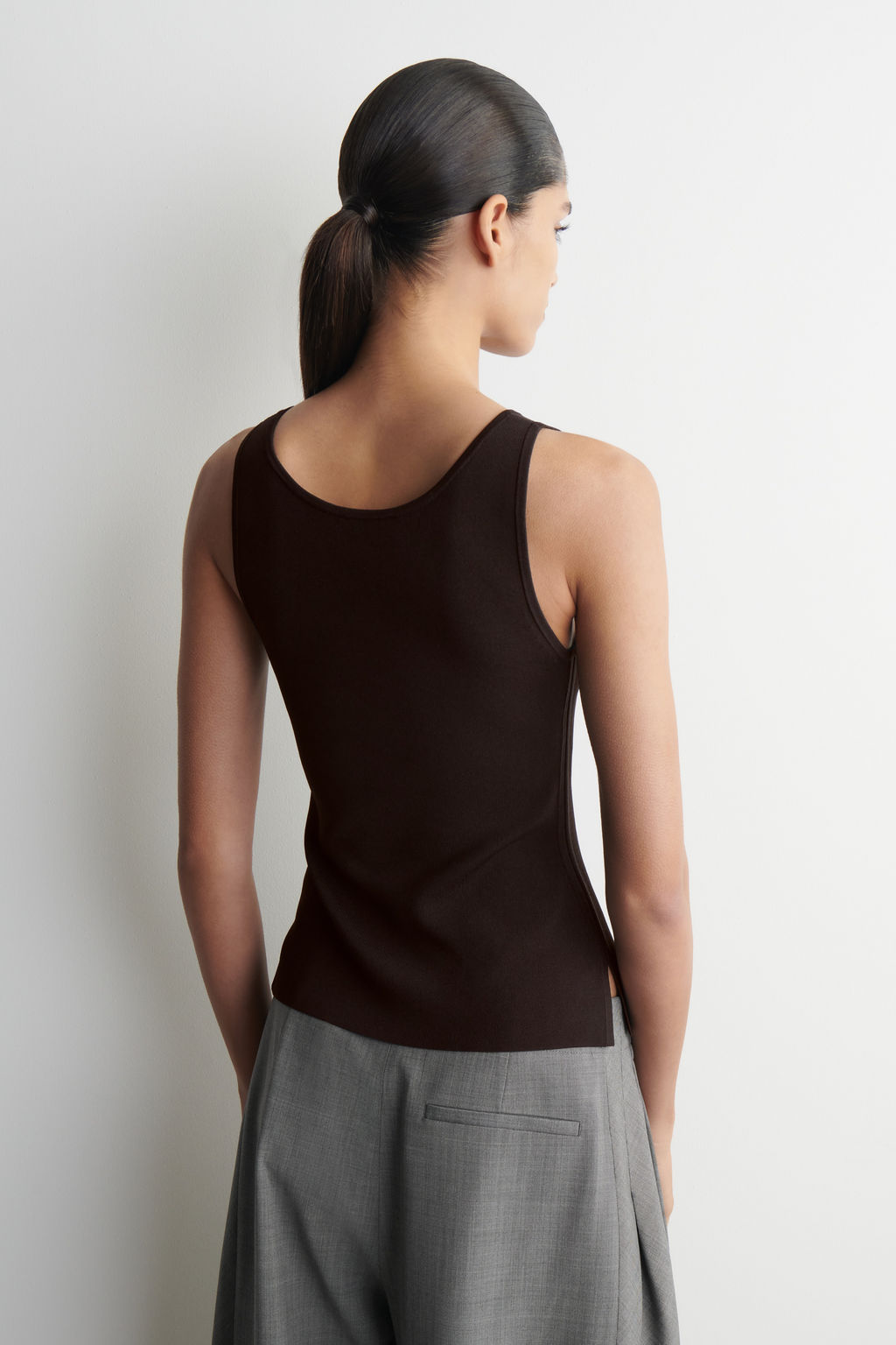 TOP DE TIRANTES DE PUNTO CON CUELLO REDONDO - H&m фото 4