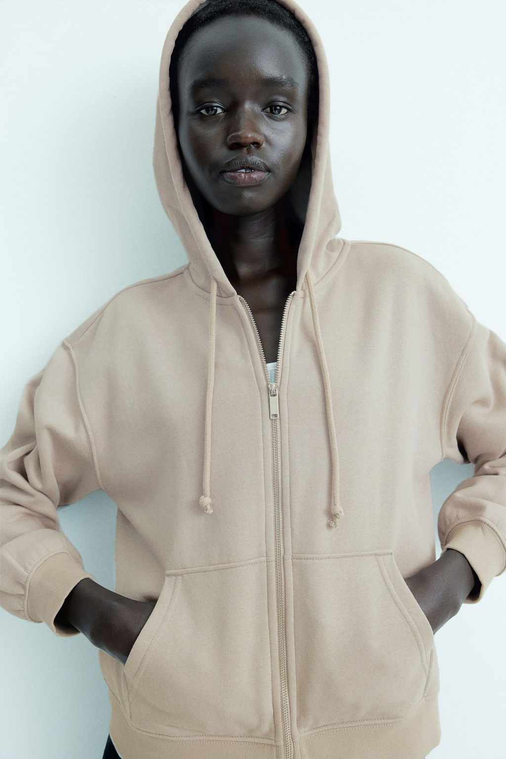 Chaqueta sudadera con capucha y cremallera - H&m фото 2
