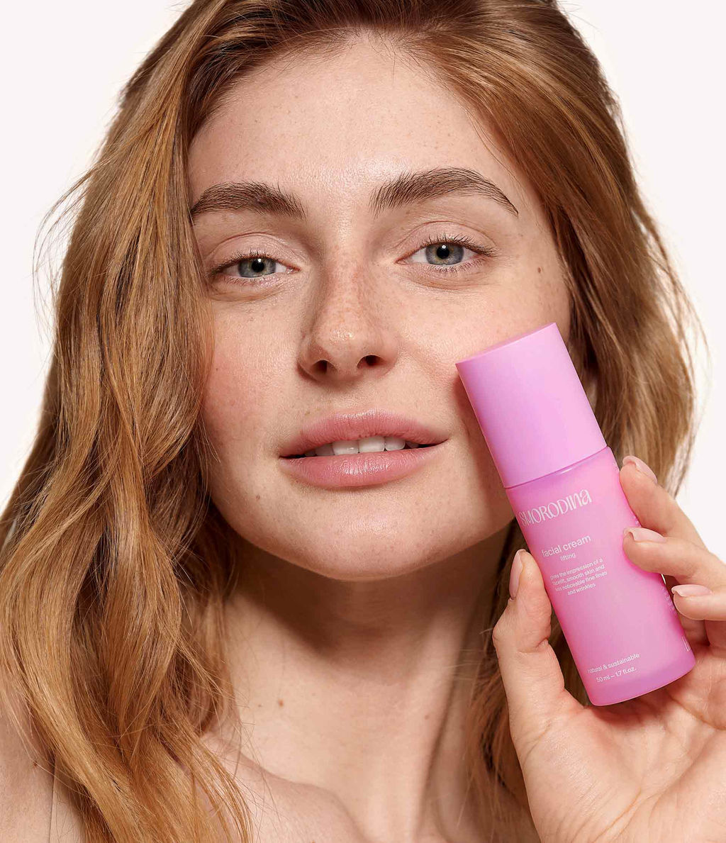 Подтягивающий крем-флюид с бакучиолом и экстрактом анигозантоса - Smorodina фото 3