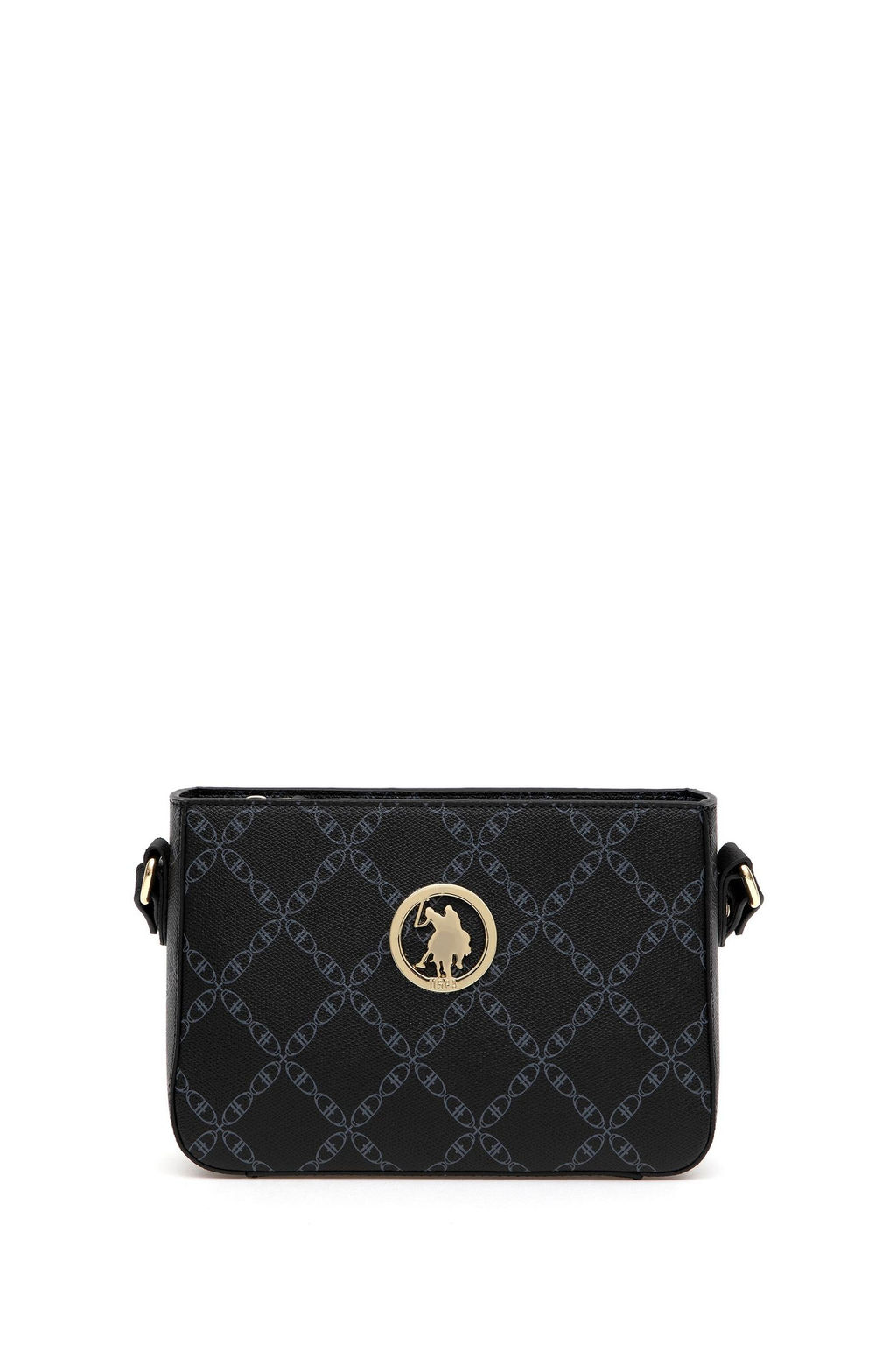 Женская черная сумка через плечо Неожиданная скидка в корзине