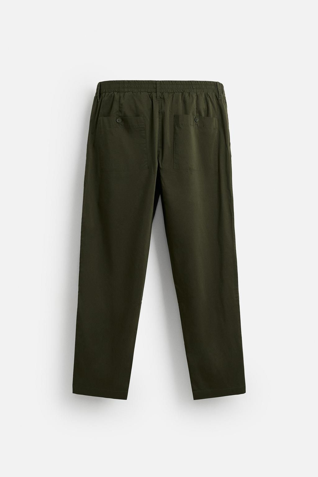 LIGHTWEIGHT RELAXED FIT TROUSERS - Zara фото 8