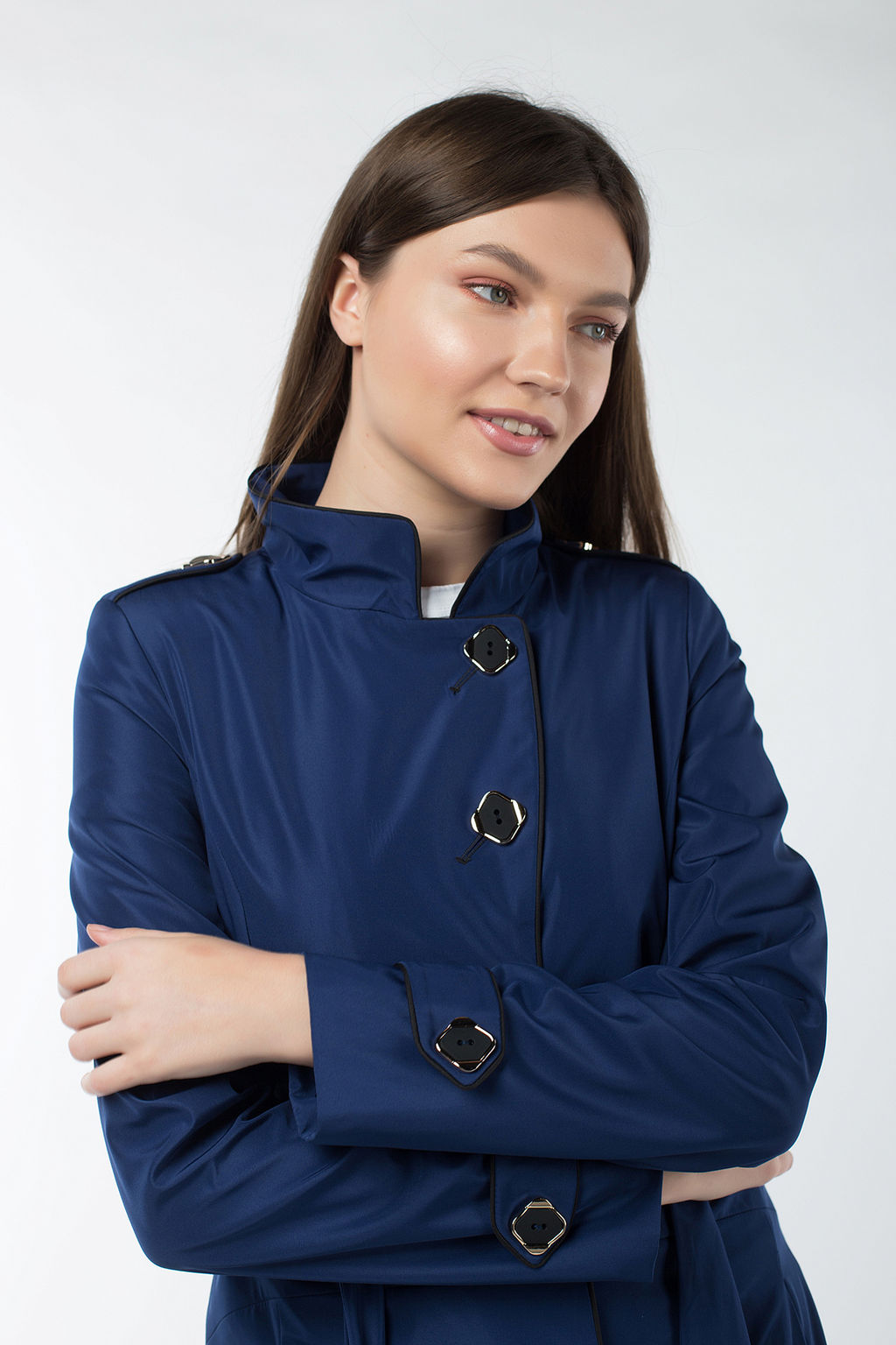 03-1909 Плащ женский (пояс) - El podio фото 5