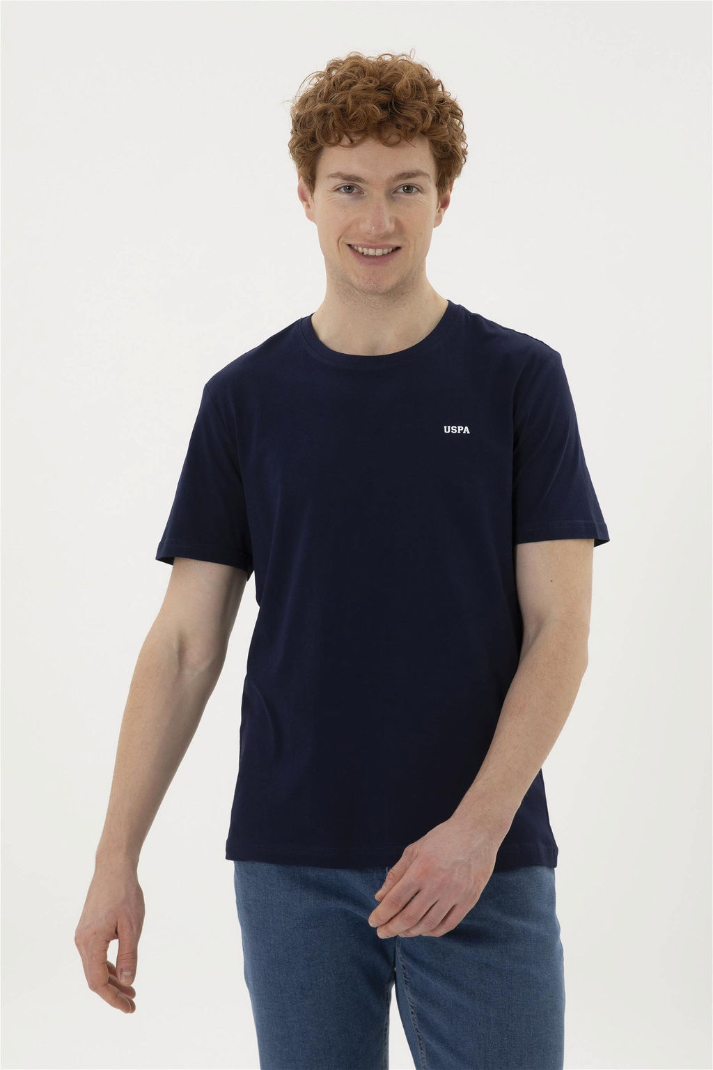 Мужская темно-синяя базовая футболка - U.s. polo assn фото 3