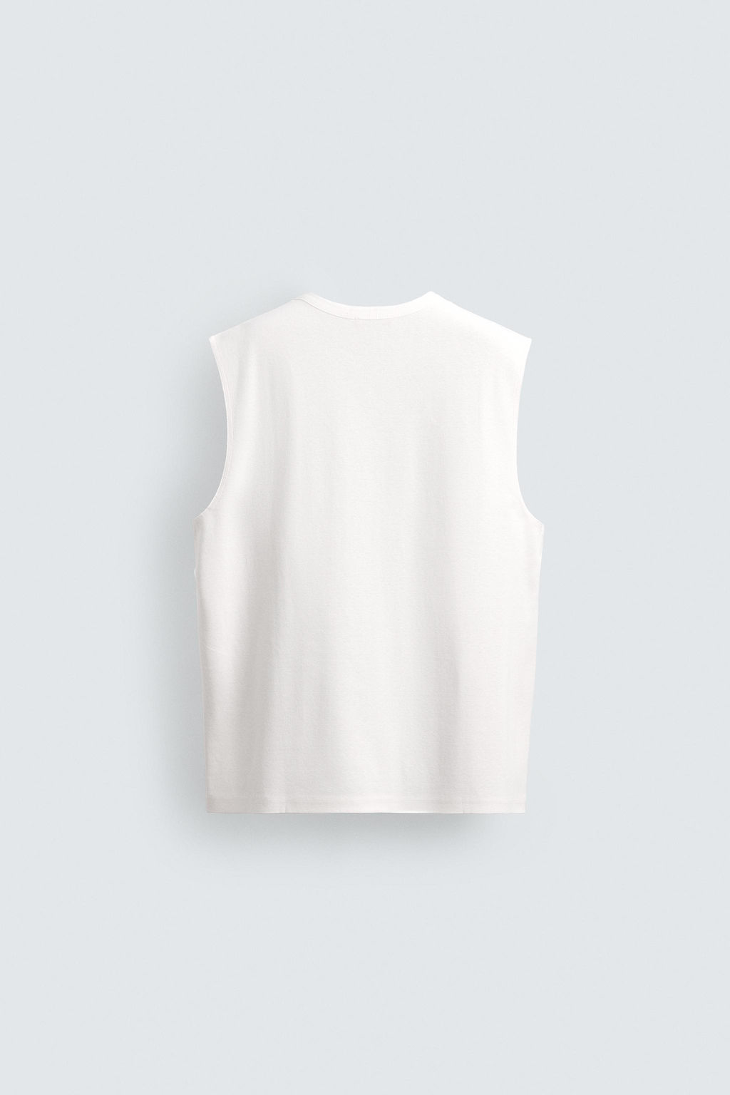 CAMISETA TANK RELAXED FIT / Blanco