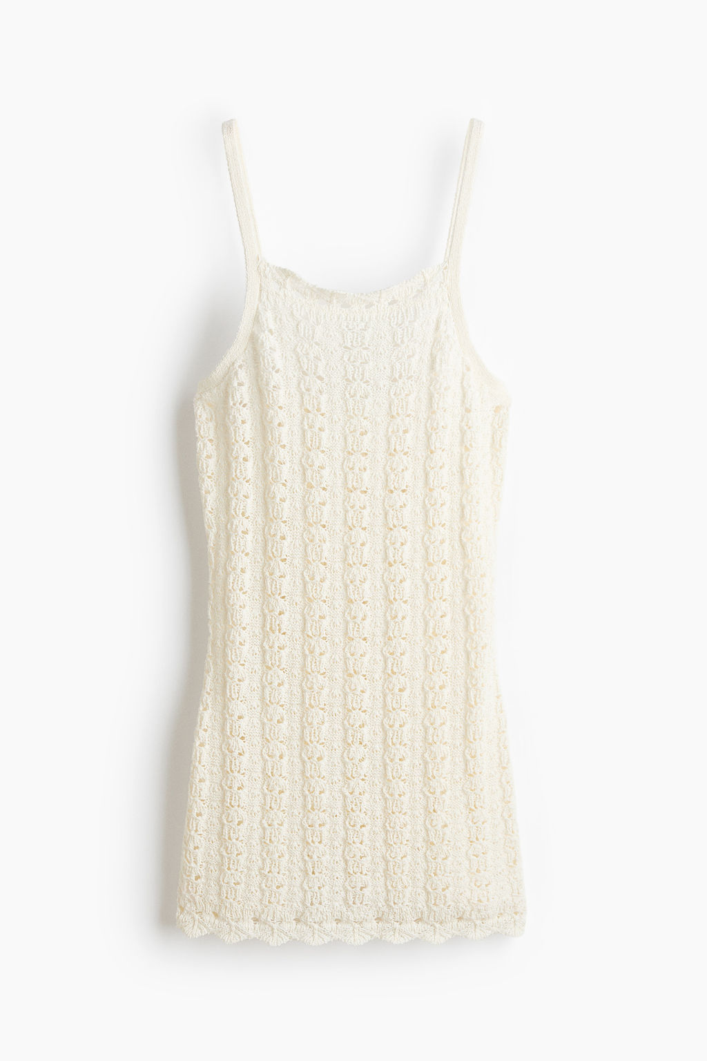 Vestido playero en punto pointelle