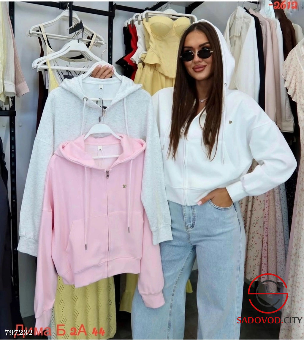 толстовка женская с капюшоном