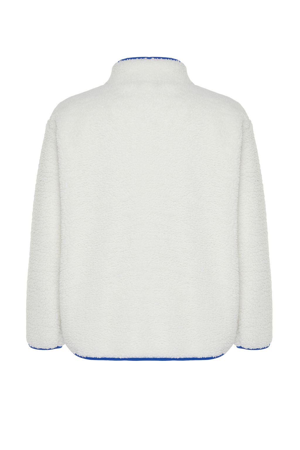 Beyaz Pelus Orme Spor Sweatshirt THMAW23SW00021